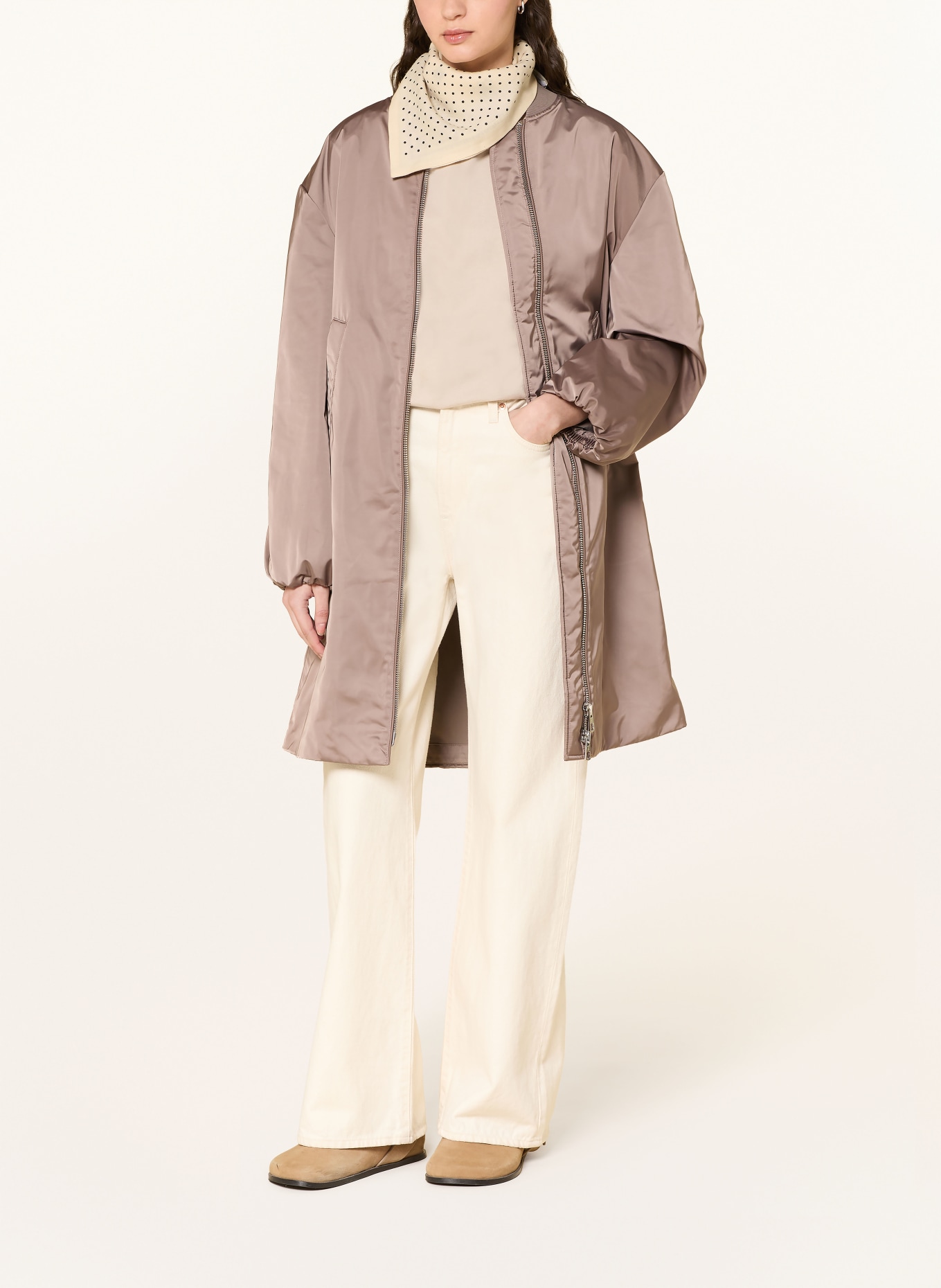 Marc O'Polo coat: TAUPE