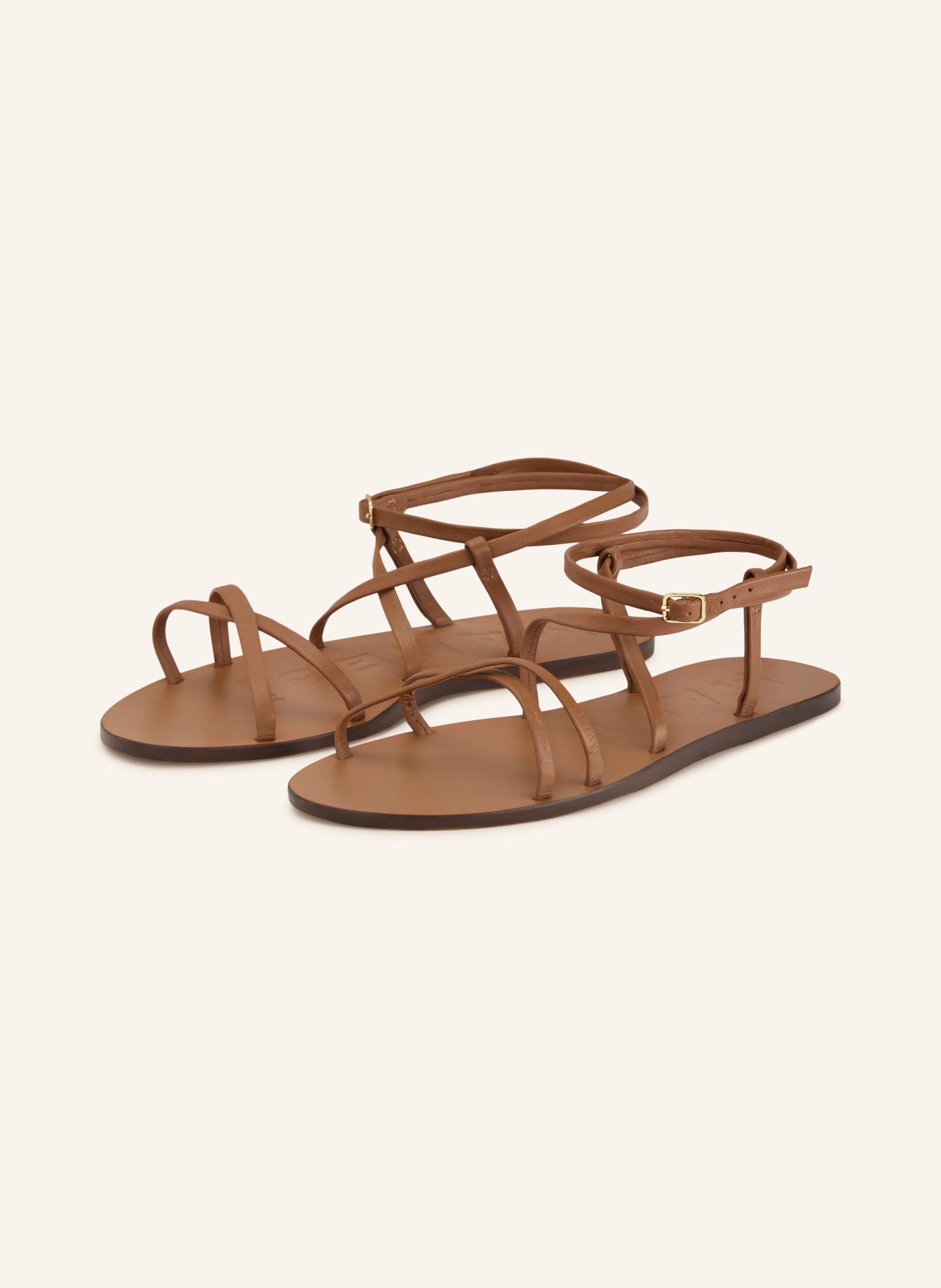 MANEBÍ sandales: MARRON