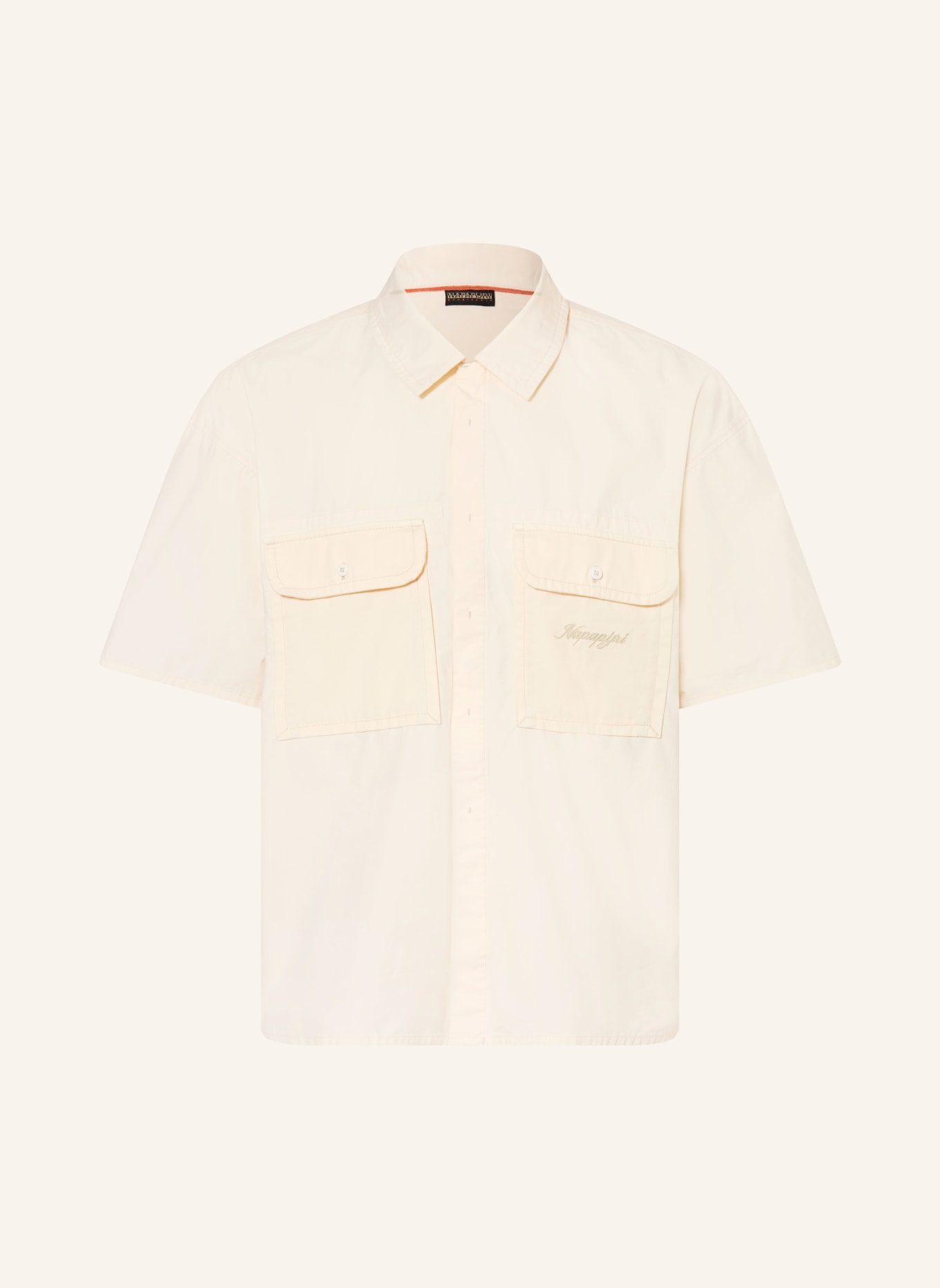 NAPAPIJRI Kurzarm-Hemd OXIDE Oversized Fit: BEIGE