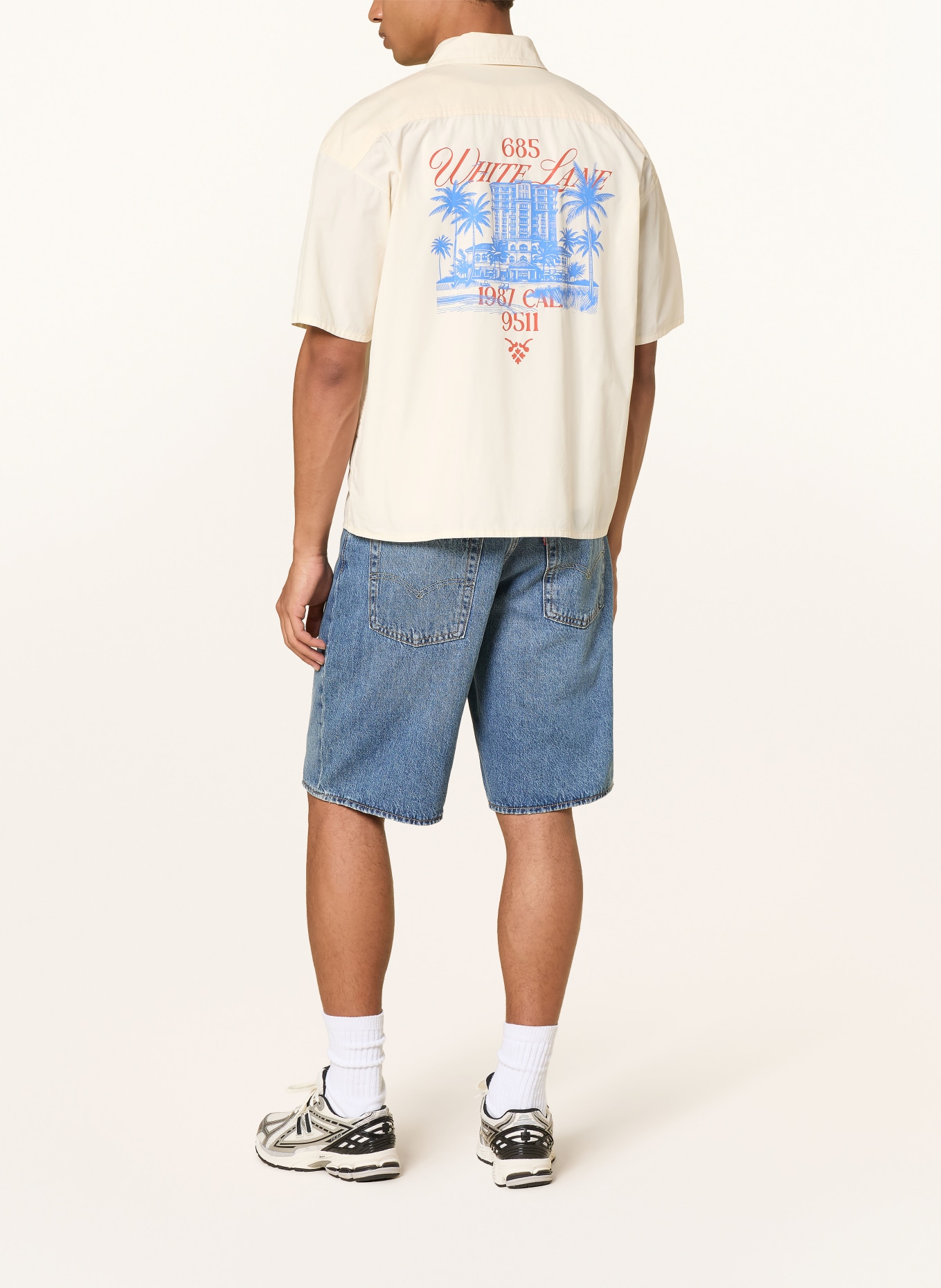 NAPAPIJRI Kurzarm-Hemd OXIDE Oversized Fit: BEIGE