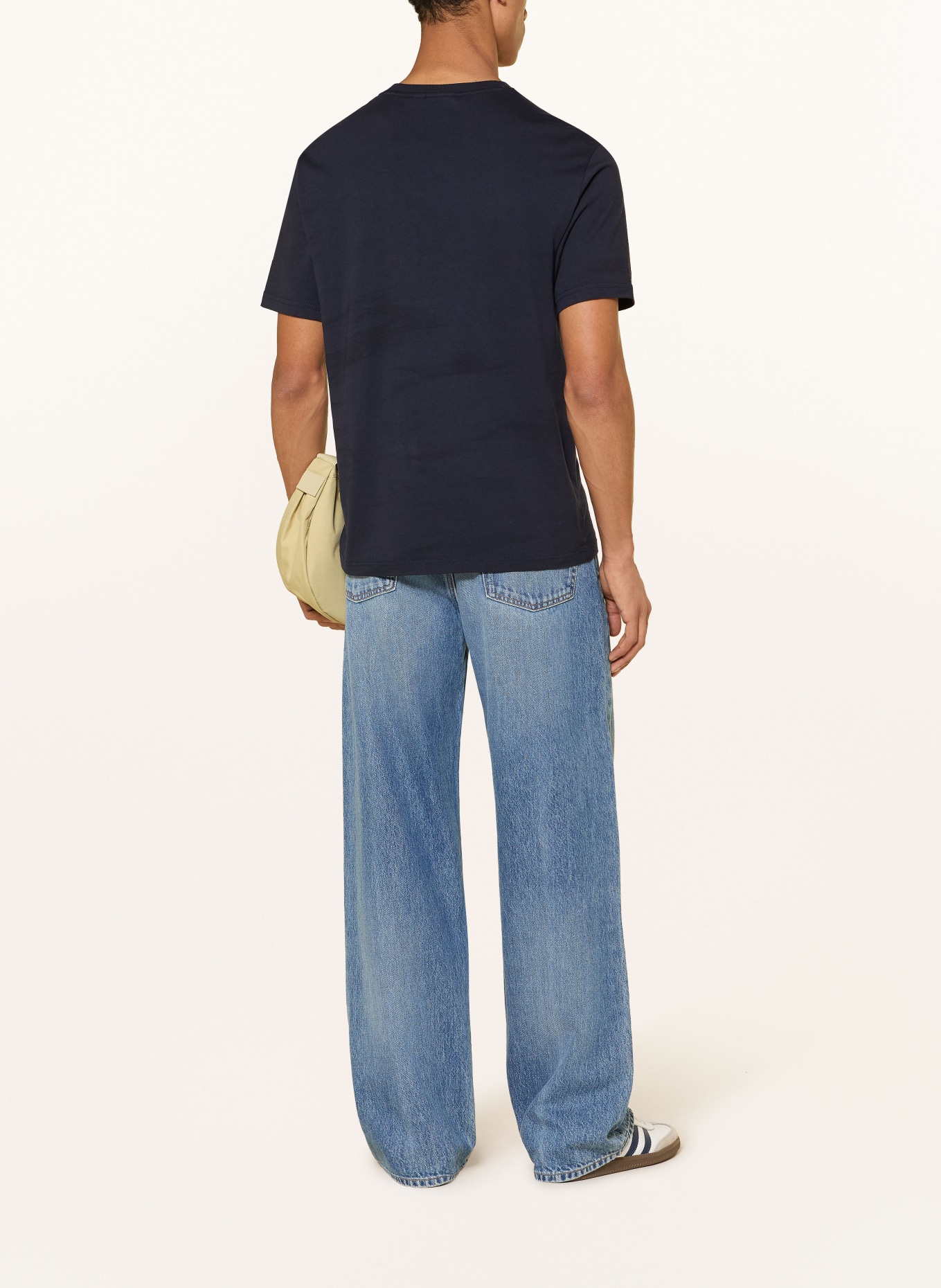 NAPAPIJRI Tričko S-NEDLES: TMAVĚ MODRÁ