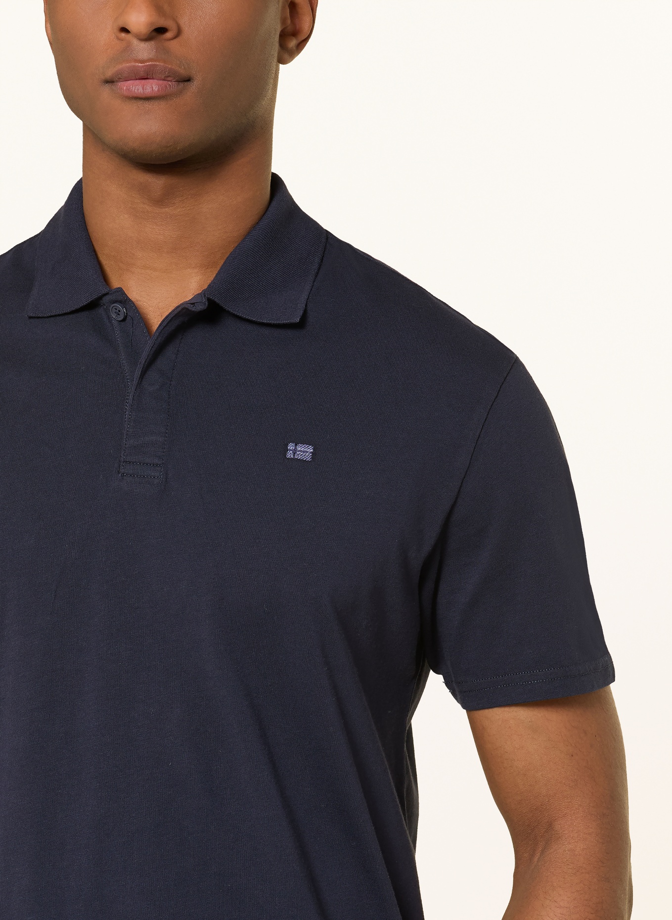 NAPAPIJRI Jersey-Poloshirt E-NEDLES: DUNKELBLAU