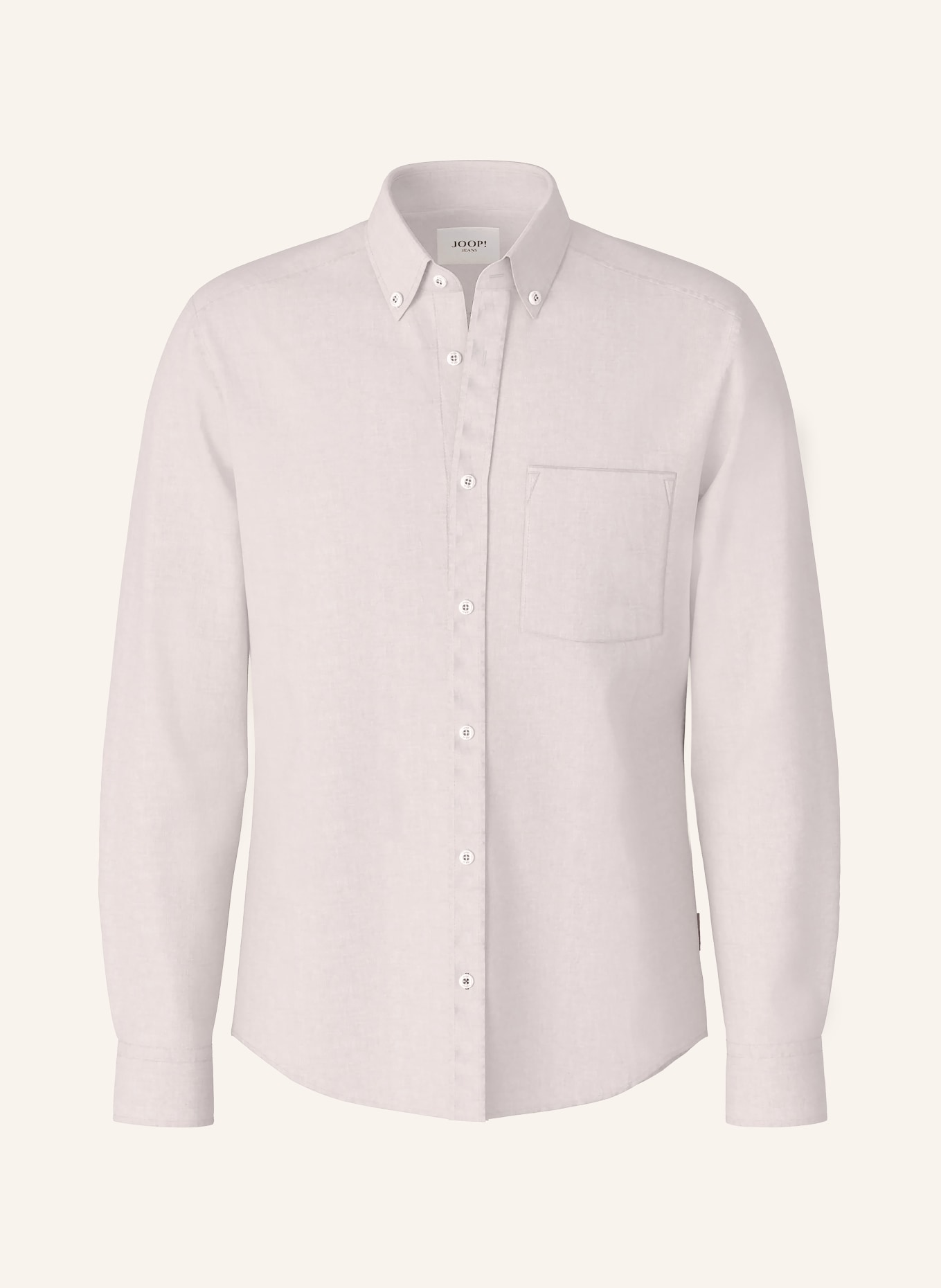 JOOP! JEANS Hemd HALI Regular Fit mit Leinen: BEIGE