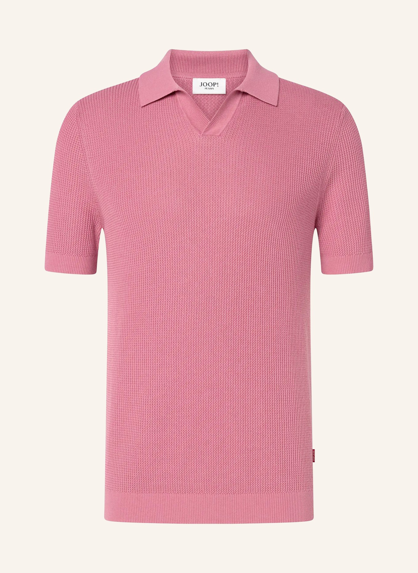 JOOP! JEANS Gebreid poloshirt ADRIANOR: ROZE