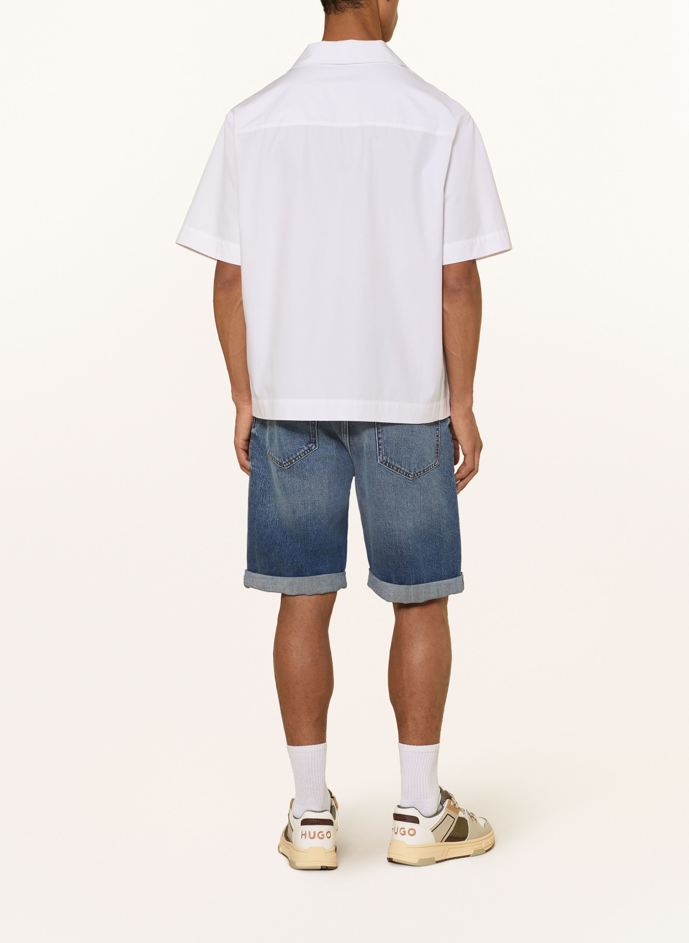 HUGO Jeansshorts HUGO 838/S: 445 TURQUOISE/AQUA