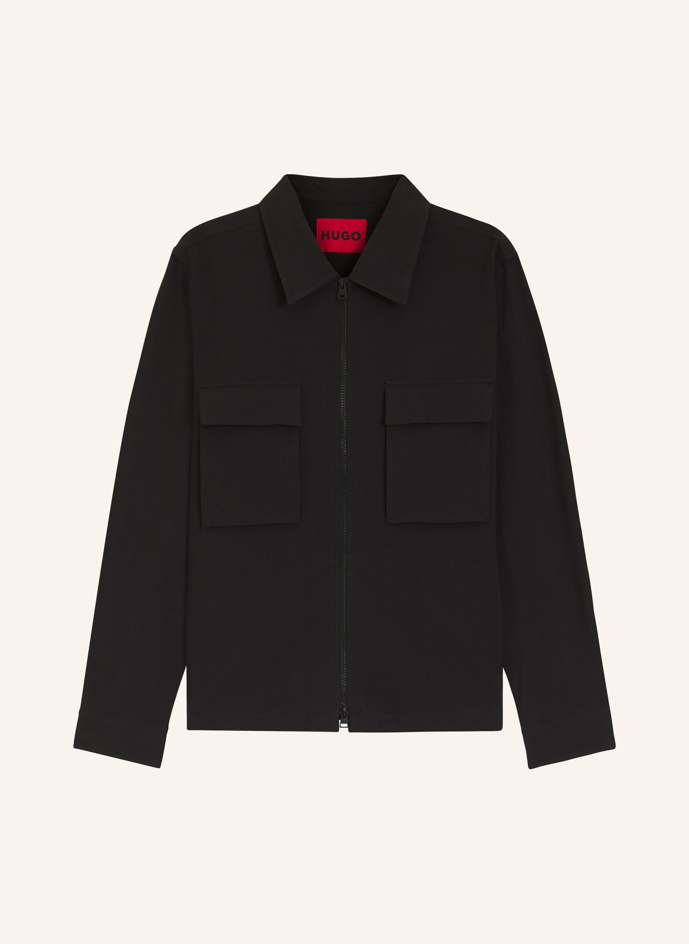HUGO Overjacket ESELIO: BLACK