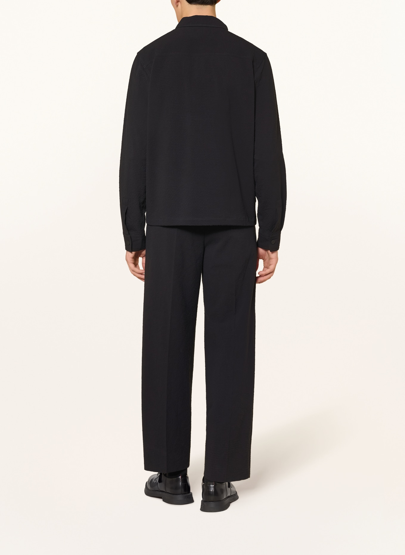 HUGO Overjacket ESELIO: BLACK