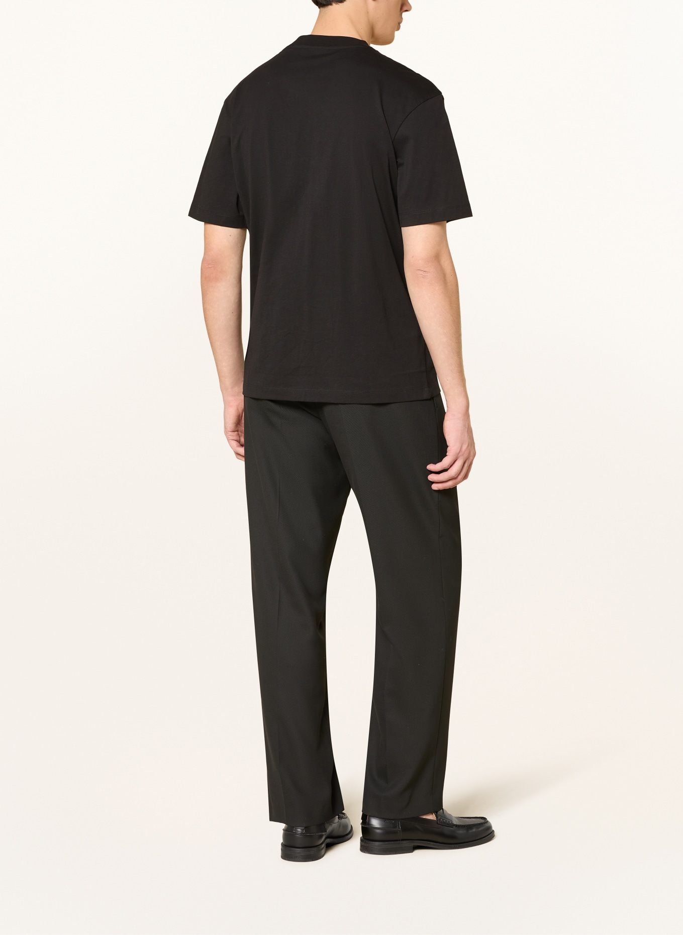 HUGO T-shirt DANGEN: ZWART