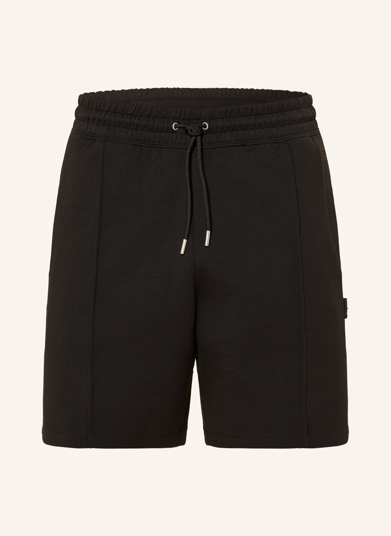 HUGO Sweatshorts DIMAC: SCHWARZ