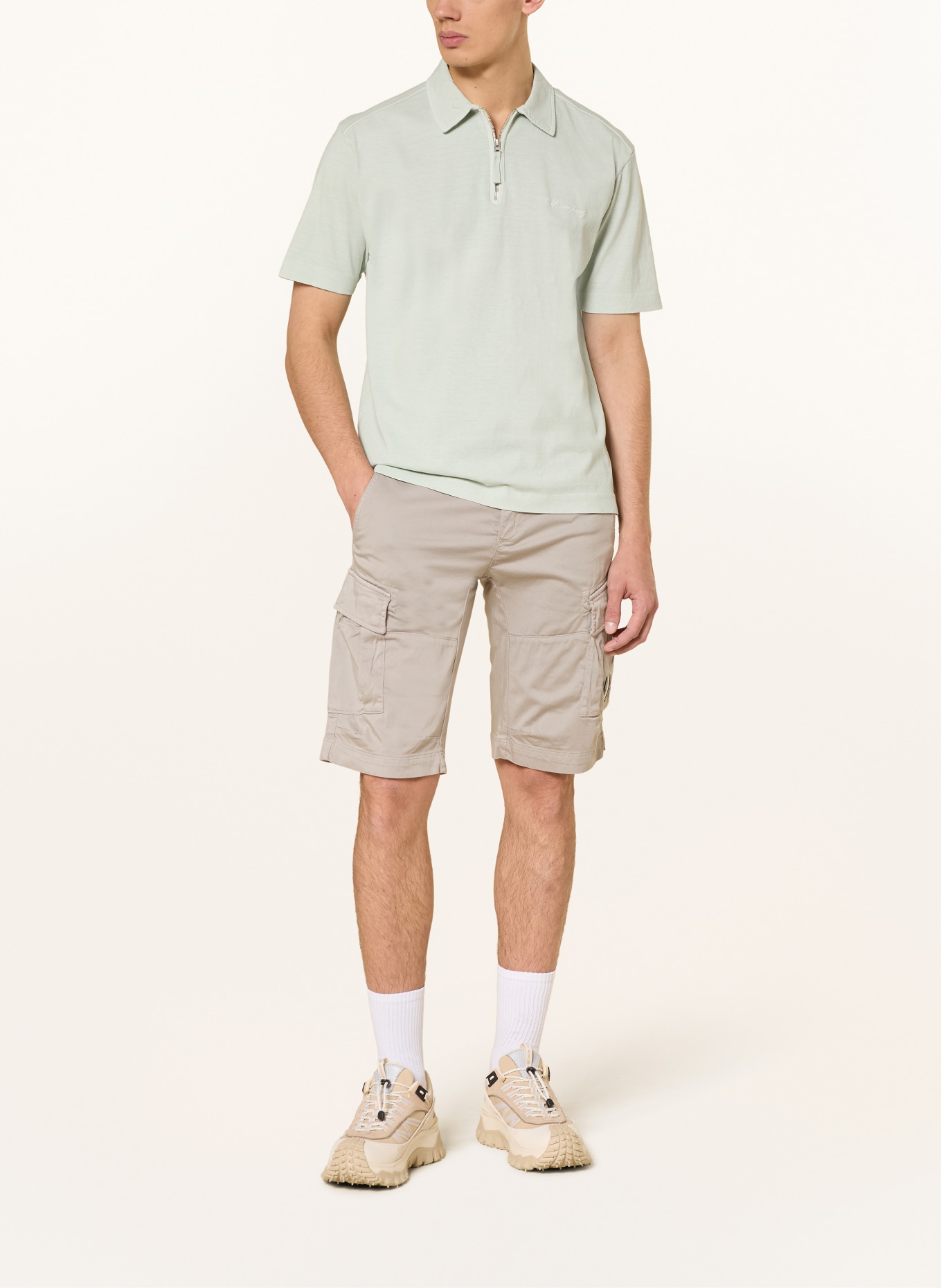 C.P. COMPANY Jersey-Poloshirt: MINT