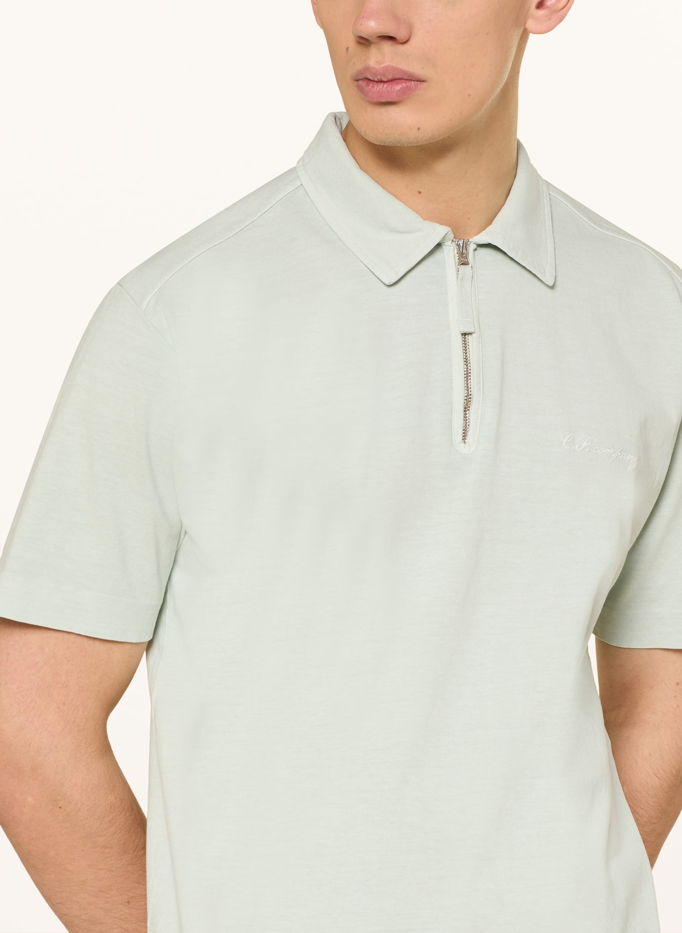C.P. COMPANY Jersey-Poloshirt: MINT