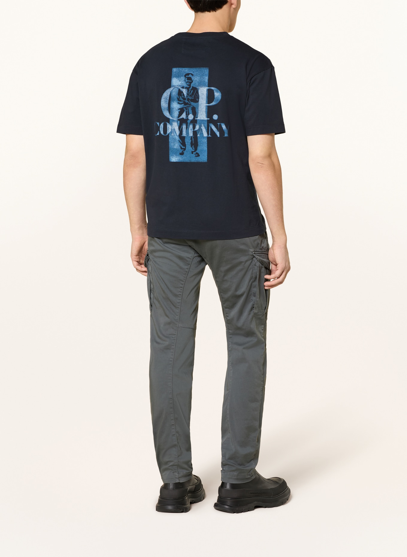 C.P. COMPANY Koszulka: GRANATOWY / NIEBIESKI