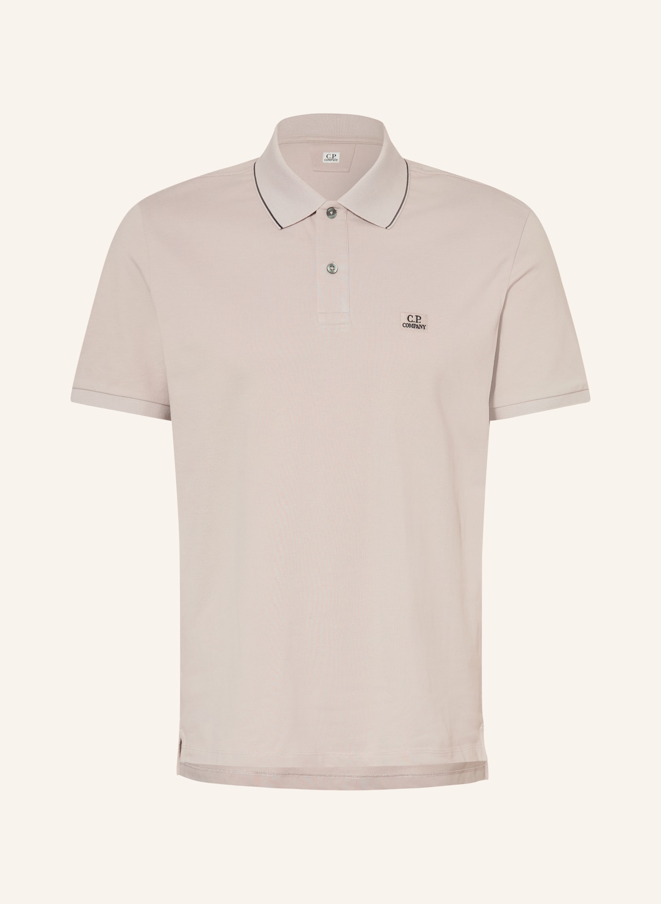 C.P. COMPANY Jersey-poloshirt: GRIJS