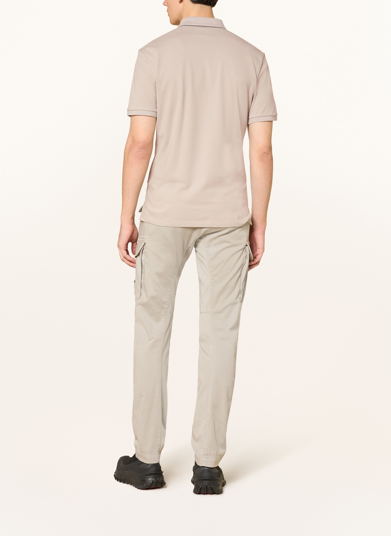 C.P. COMPANY Jersey-poloshirt: GRIJS