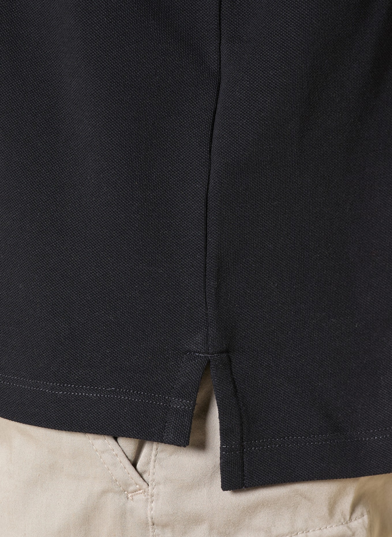 C.P. COMPANY Piqué-poloshirt: DONKERBLAUW