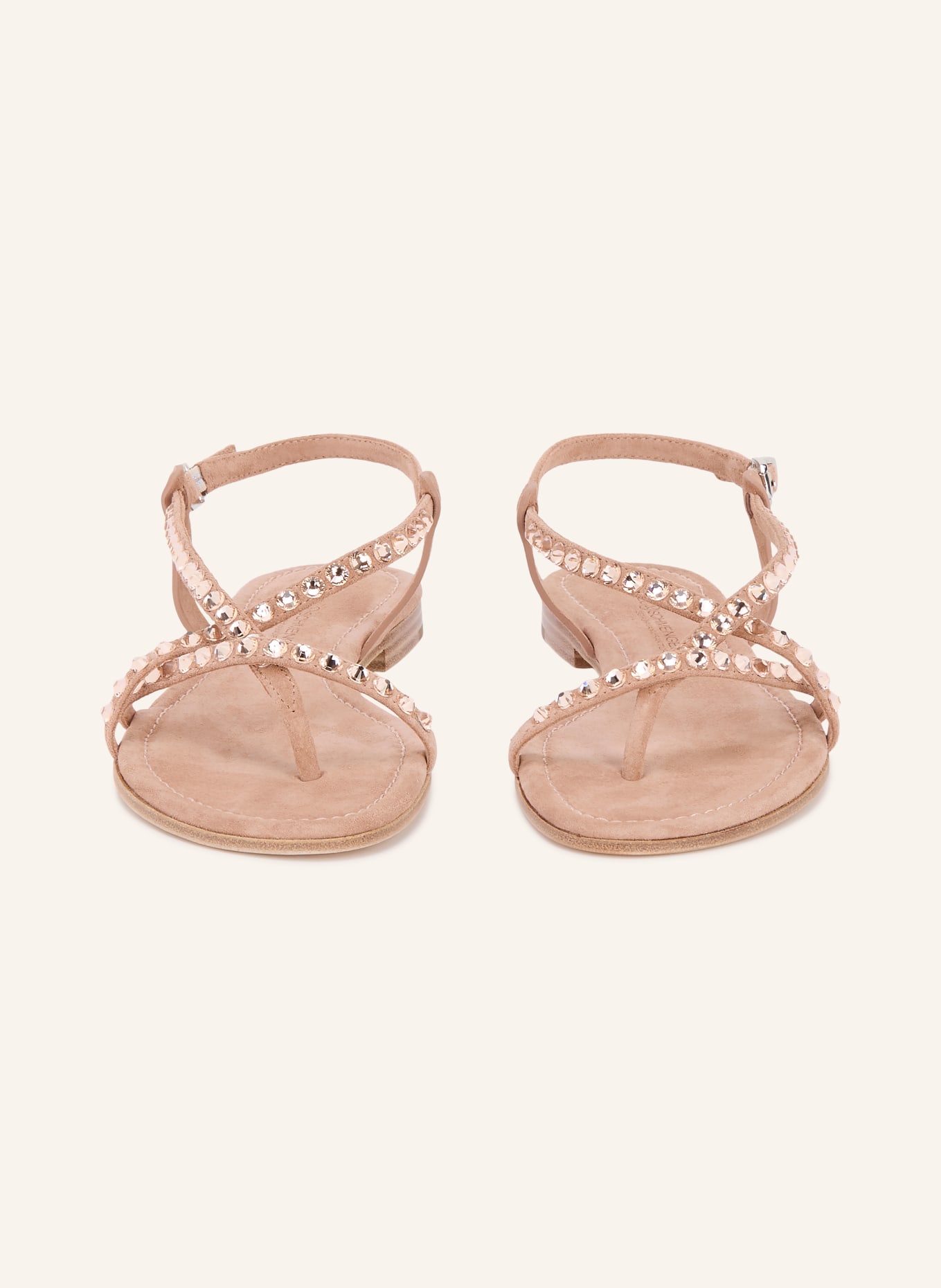 KENNEL & SCHMENGER ELLE Toe Separators with Rhinestones: ROSE