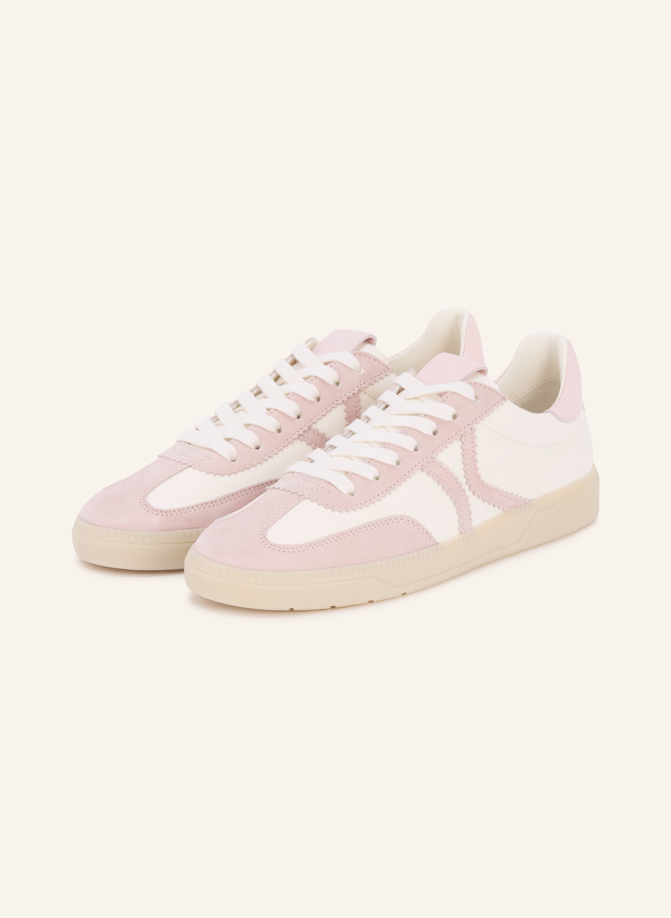 KENNEL & SCHMENGER Sneaker POP: DUSKY PINK / LIGHT PINK / WHITE