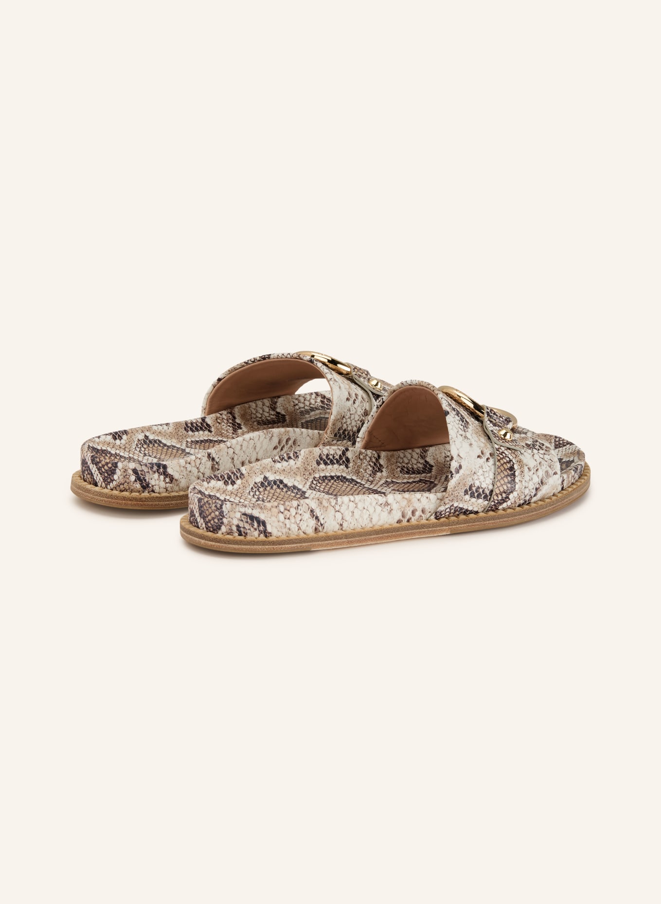 KENNEL & SCHMENGER Mules MIMI: CRÈME / TAUPE / GRIS FONCÉ