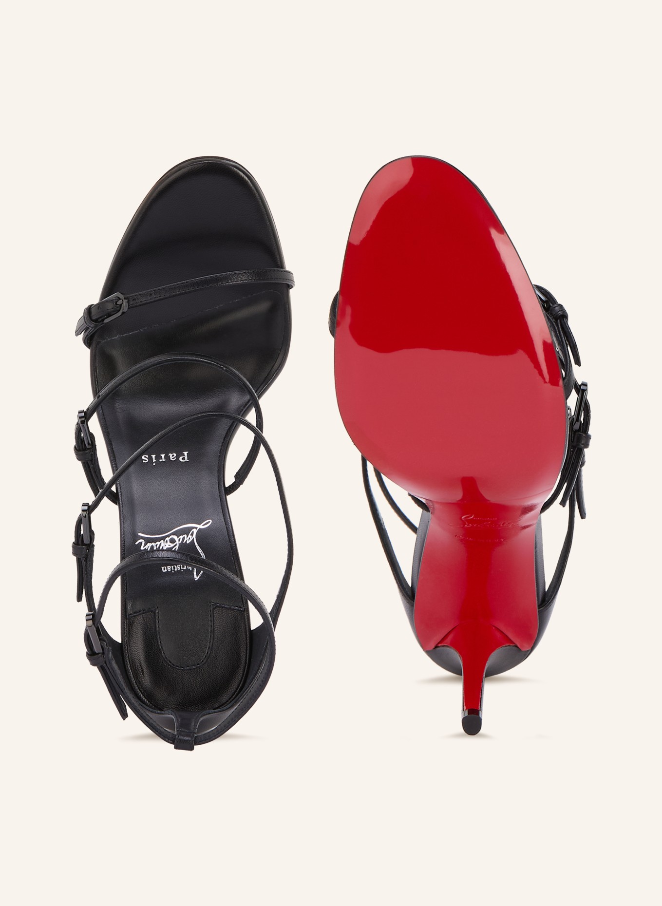 Christian Louboutin MILLENIUM 100 Ankle Boots: BLACK