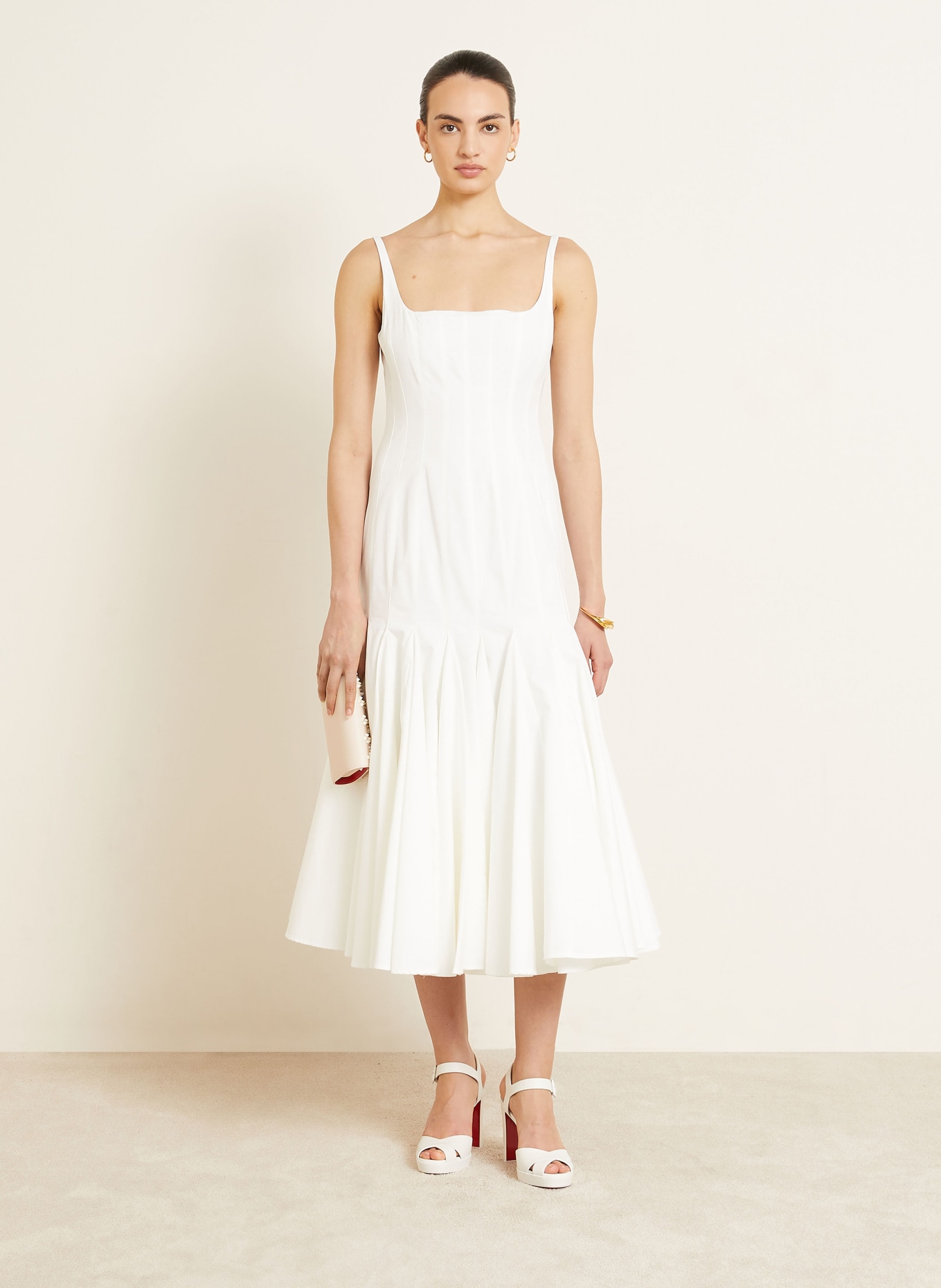 Christian Louboutin Sandaaltjes CORA 100: WIT