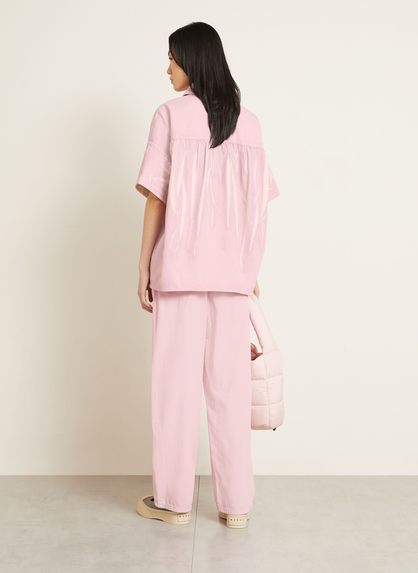 MARNI Jeans à jambes larges: PRC13 PINK GUMMY