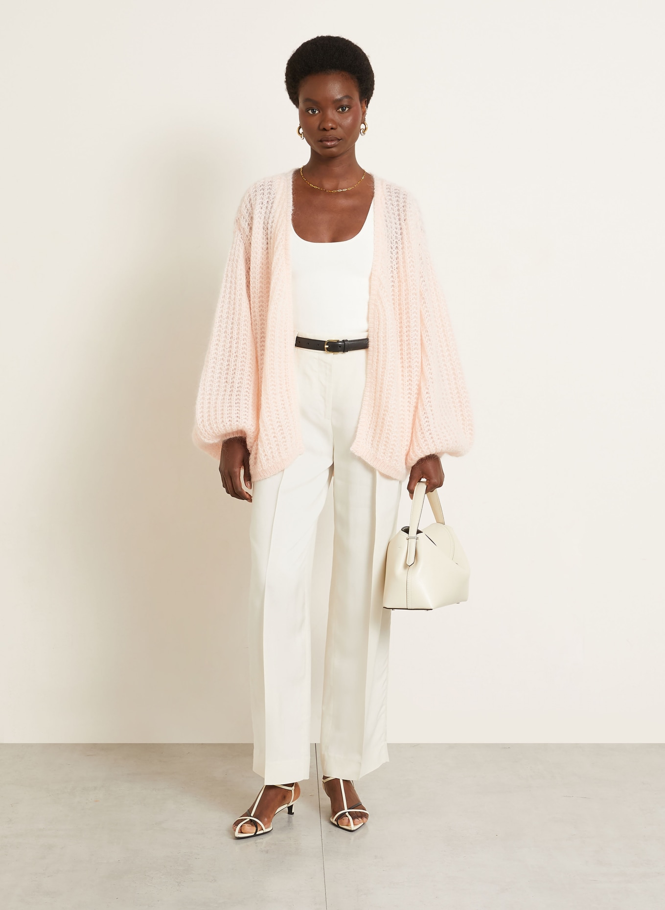 TOTEME Marlene-broek: ECRU