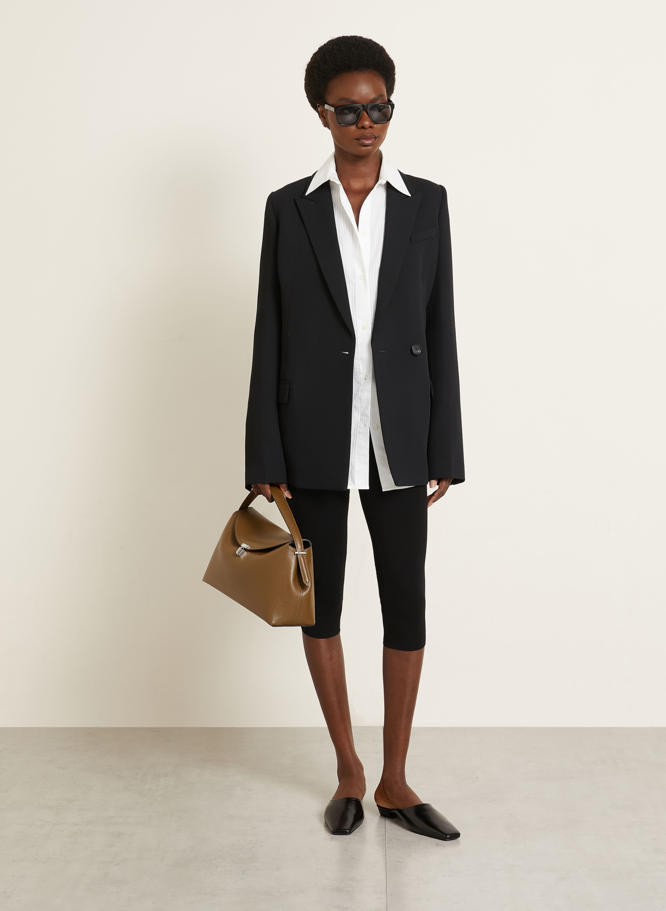 TOTEME 3/4-breibroek: ZWART