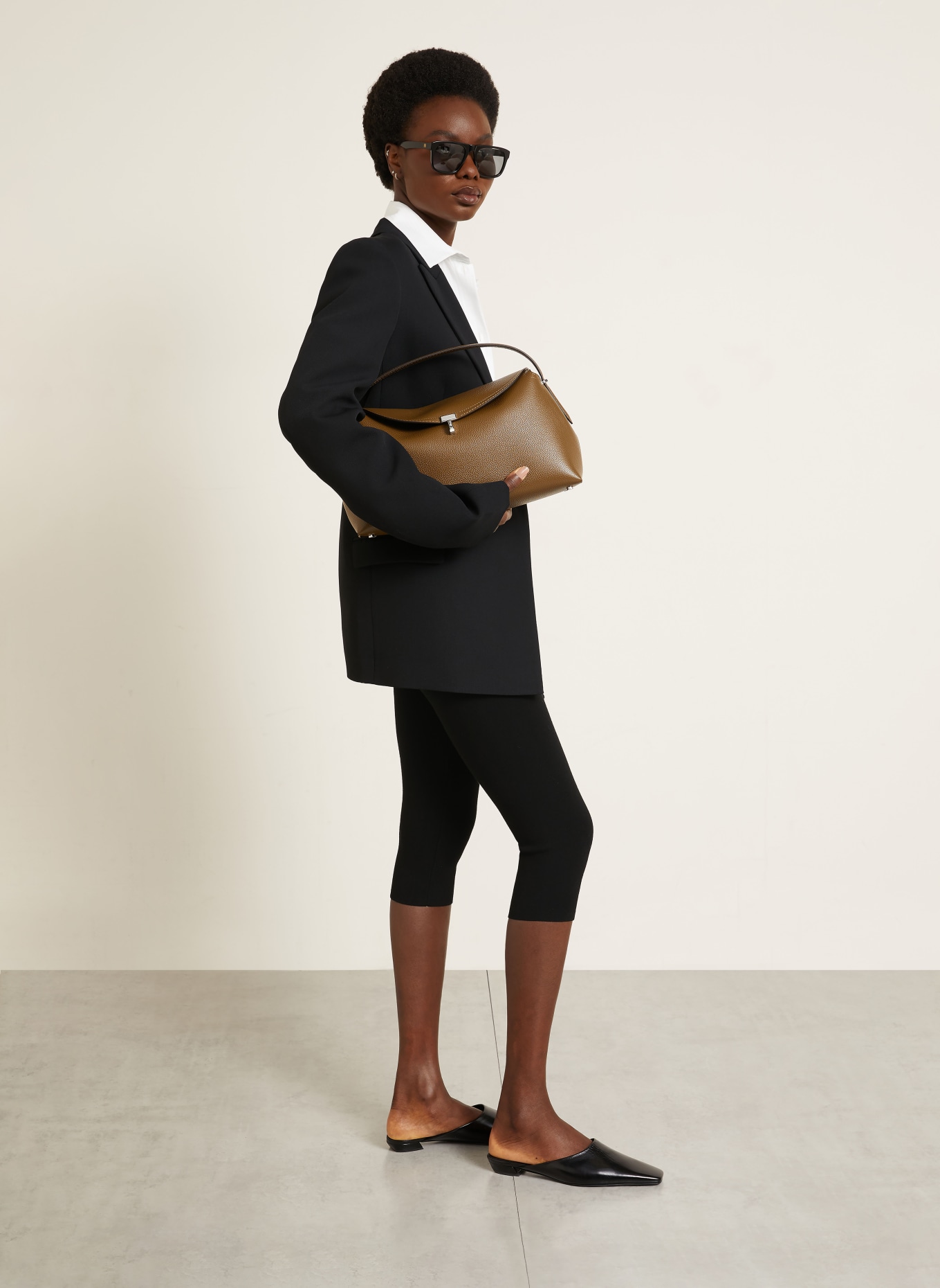 TOTEME 3/4-breibroek: ZWART