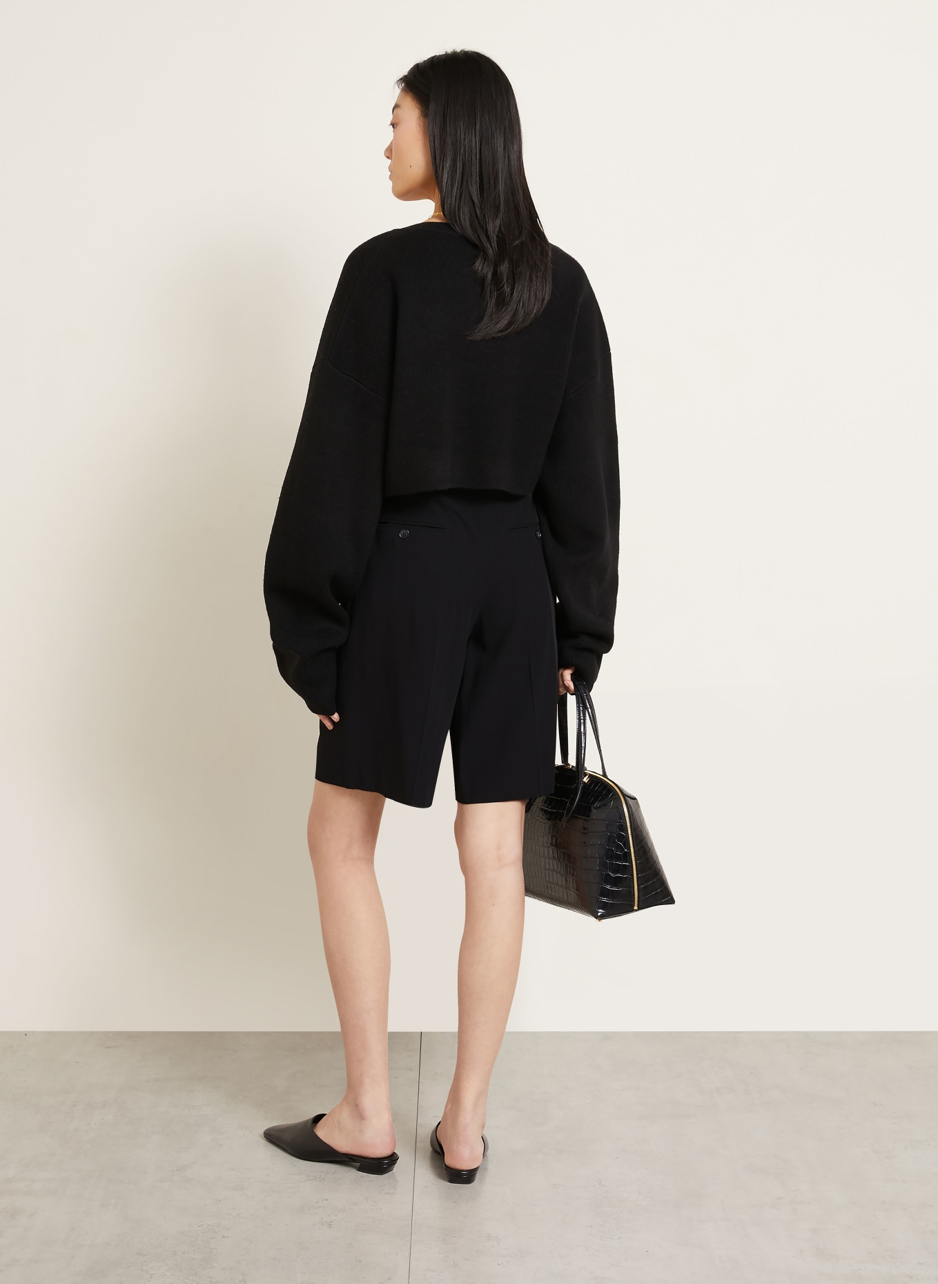 TOTEME bermudy: ČERNÁ