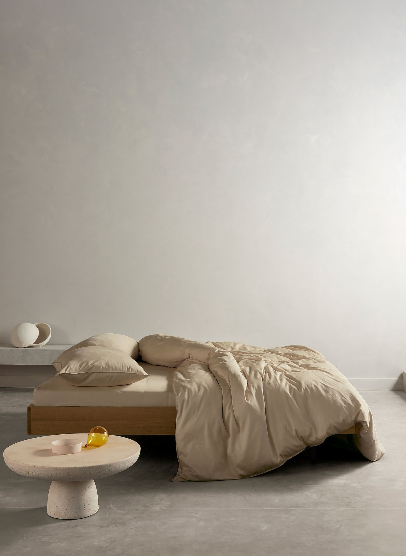 ESSENZA Linge de lit MINTE: BEIGE