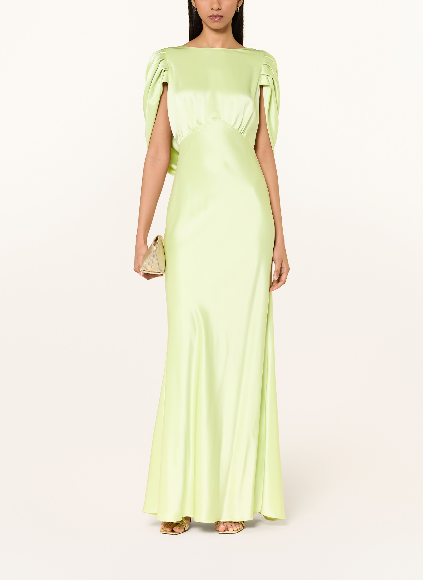 MALINA Satinkleid LOUISE: HELLGRÜN