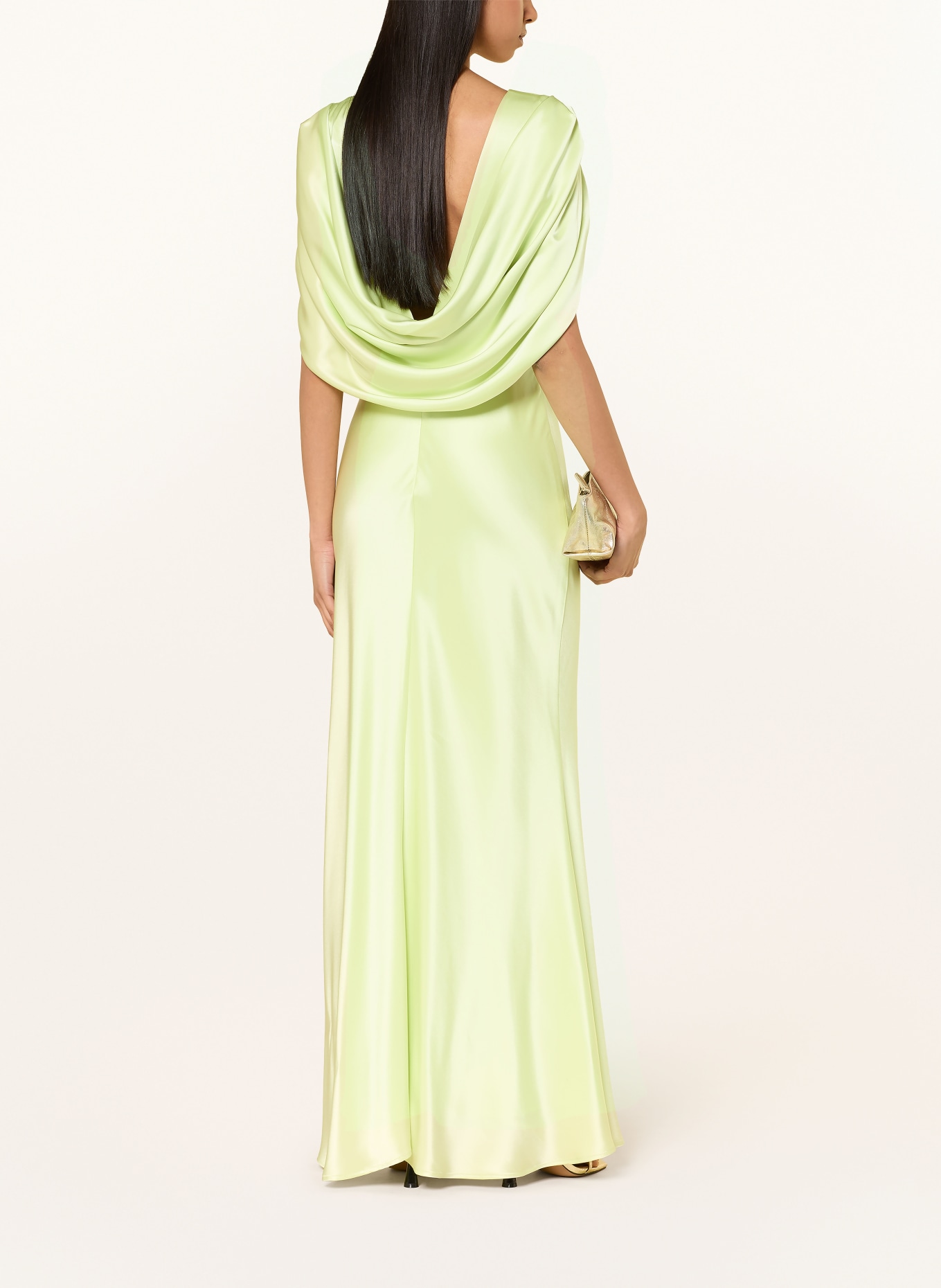 MALINA Satinkleid LOUISE: HELLGRÜN