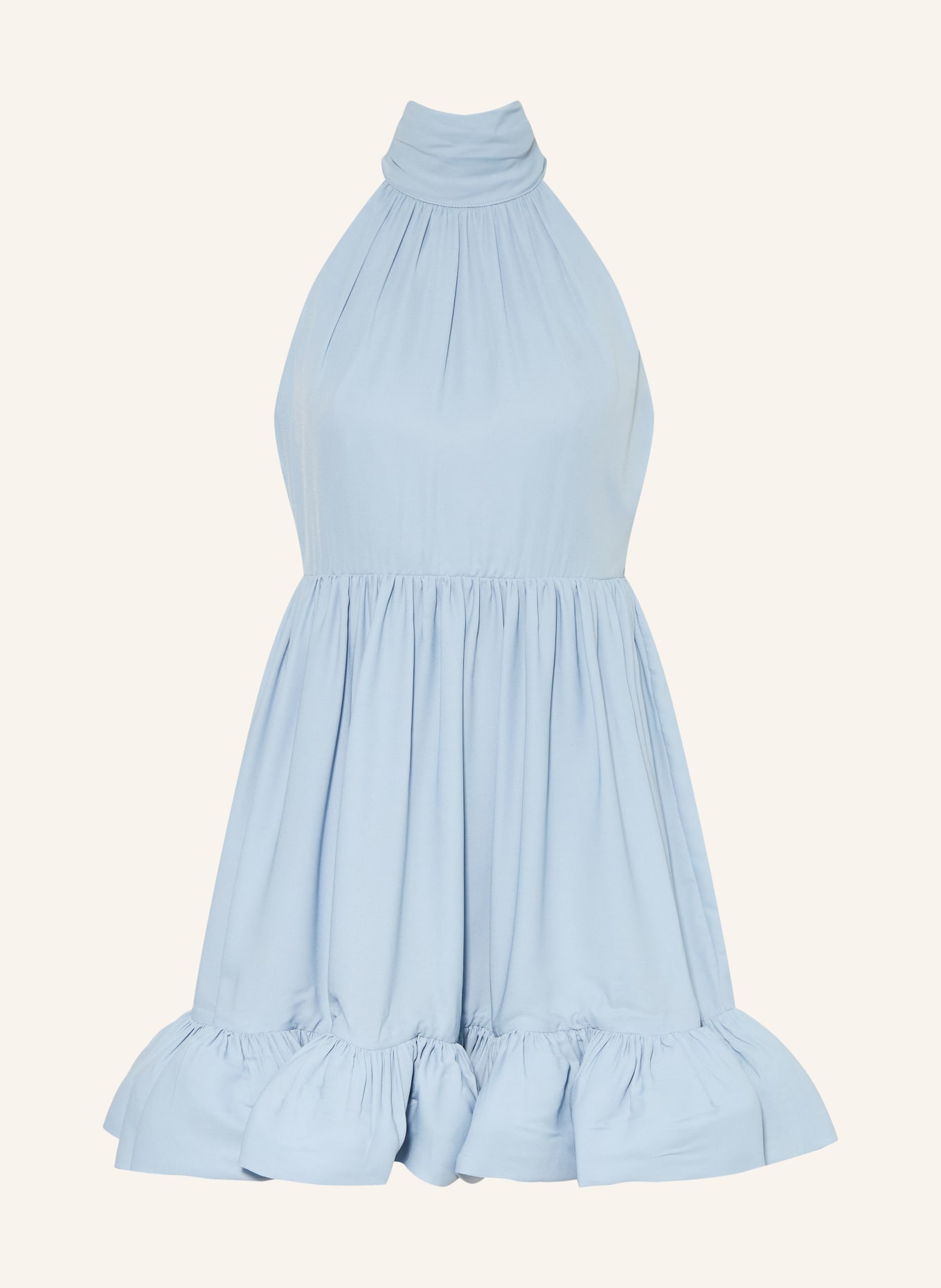 MALINA Cocktailjurk FERN: LICHTBLAUW