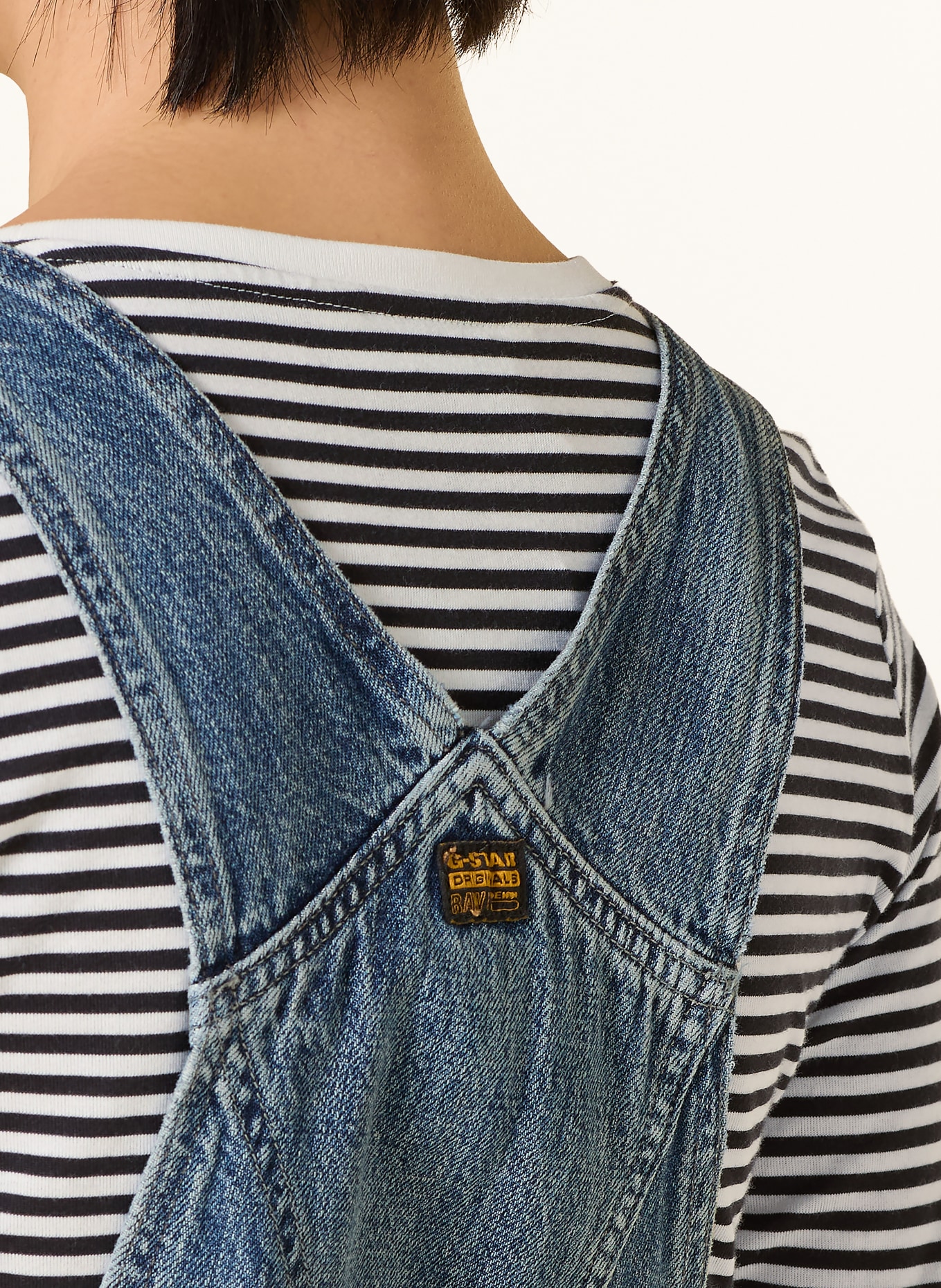 G-Star Jeans-Latzhose CINCH DUNGAREE: H949 antique faded blue galena