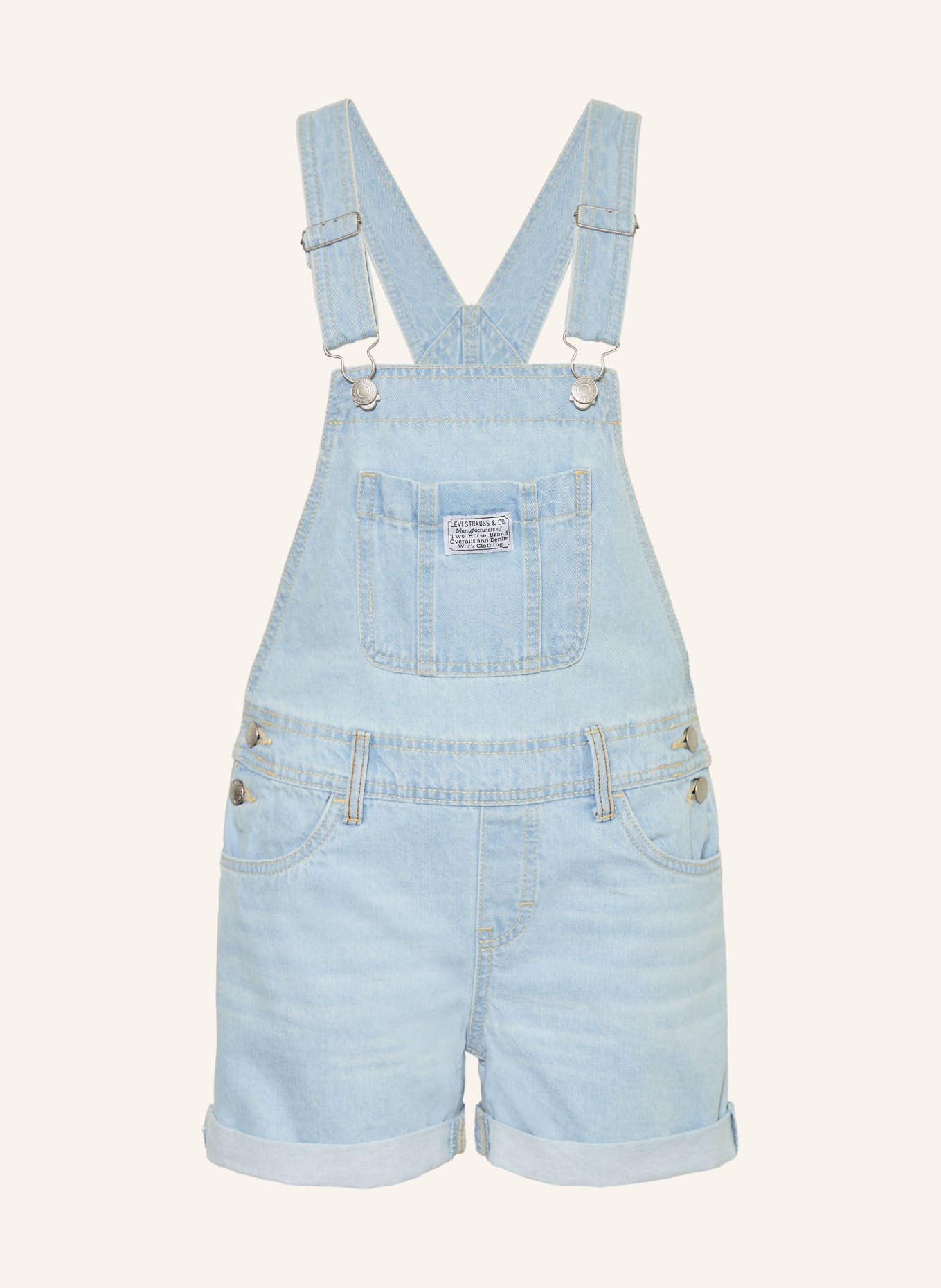 Levi's® Relaxed fit denim dungarees: LD9 WOW ME OVER