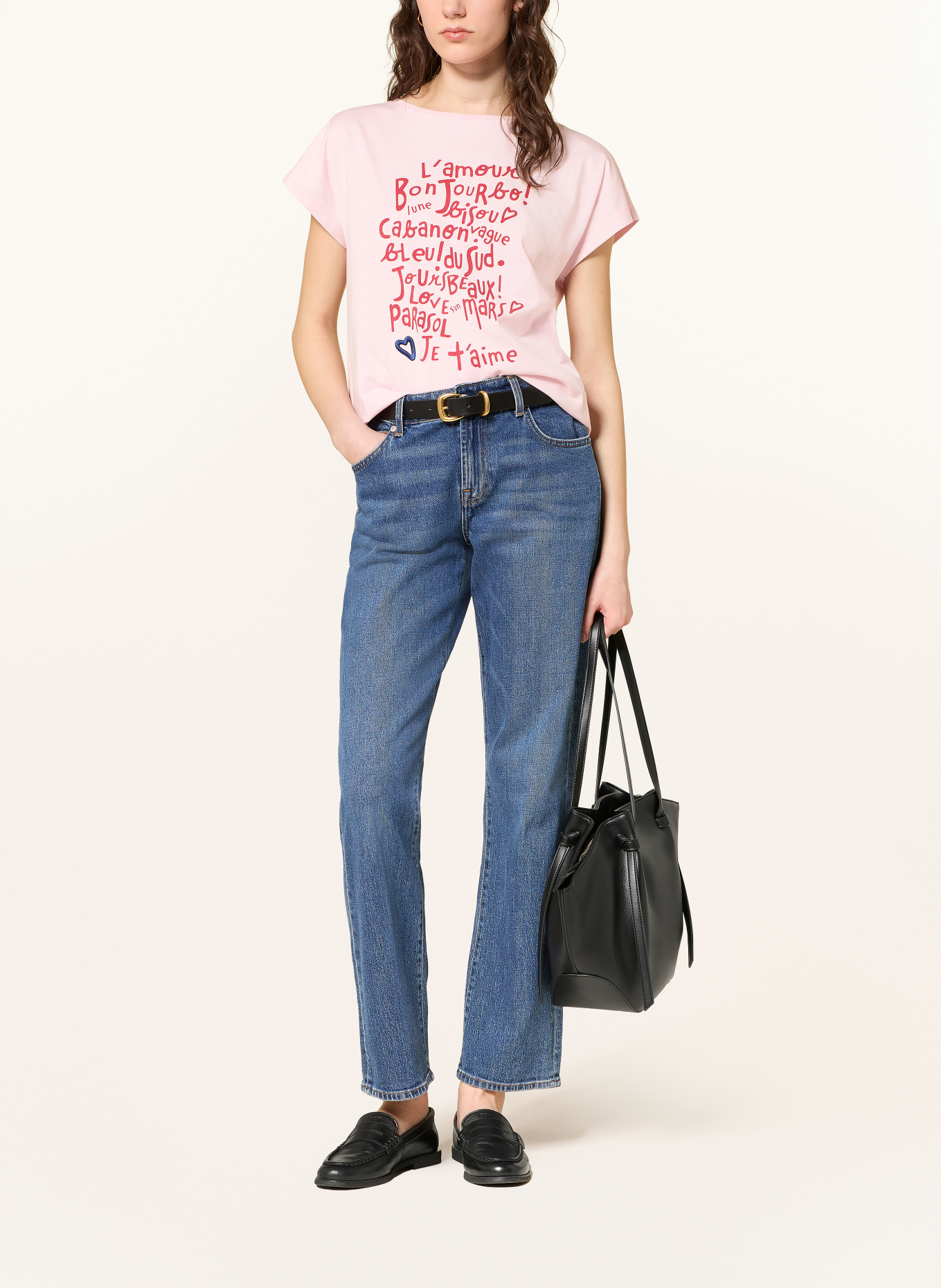 lilienfels T-Shirt: ROSA / DUNKELROT / DUNKELBLAU