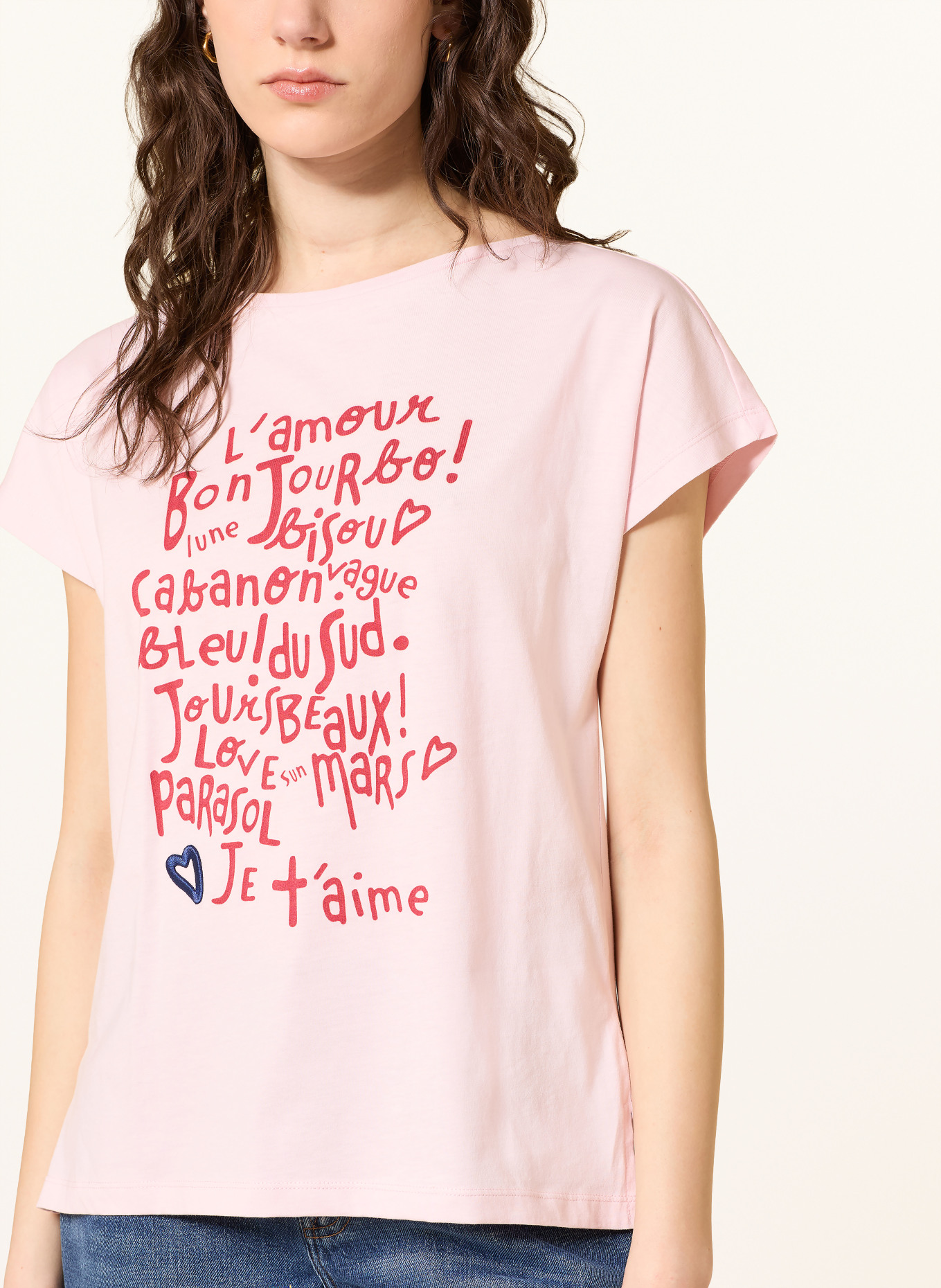 lilienfels T-Shirt: ROSA / DUNKELROT / DUNKELBLAU
