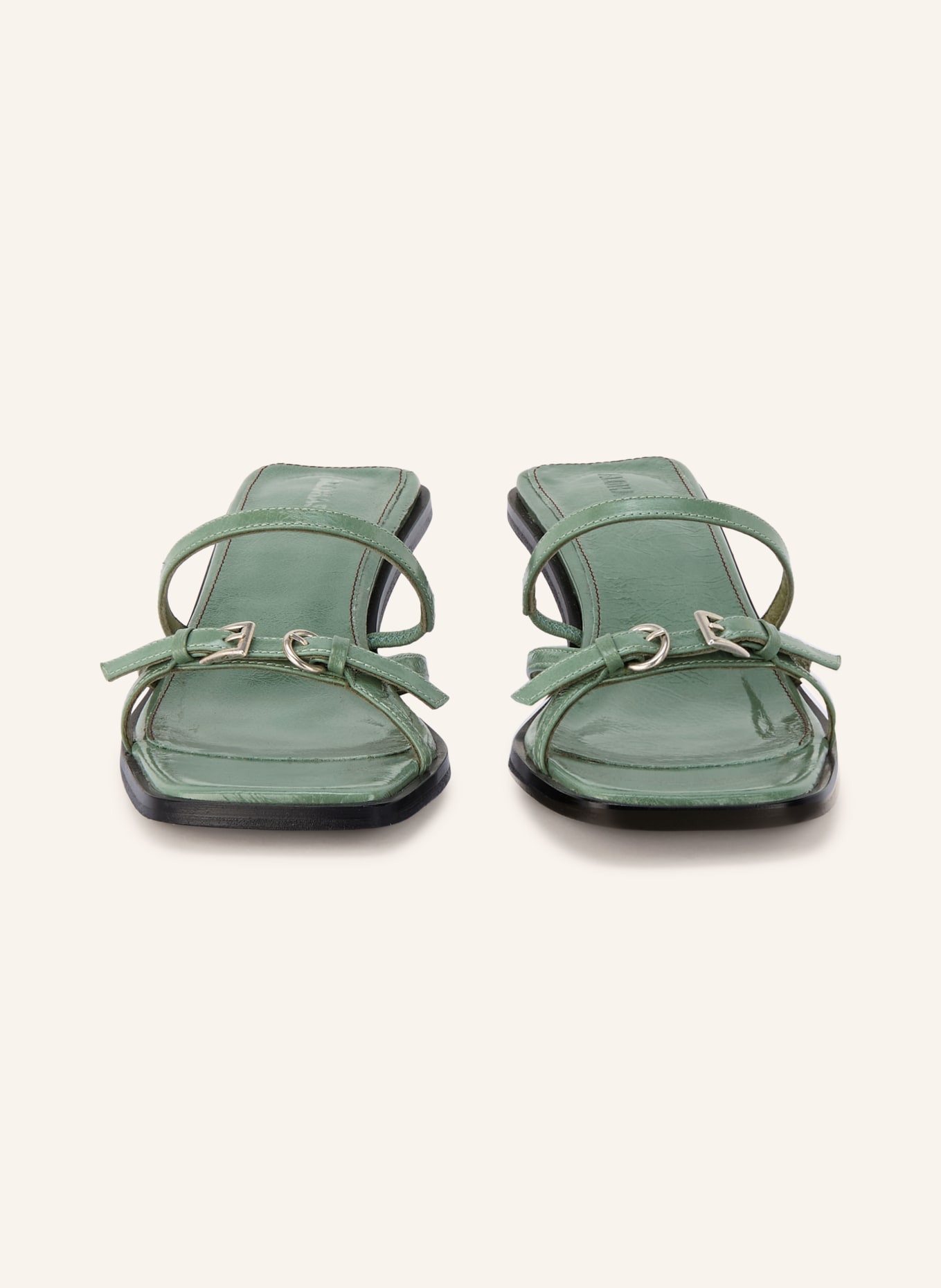 ALOHAS Mules LIKO: HELLGRÜN