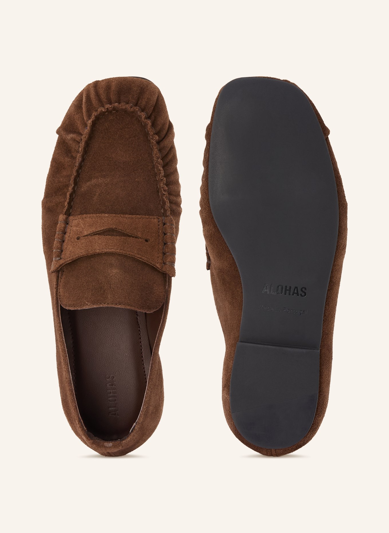 ALOHAS Penny-loafer AVEN: MARRON FONCÉ