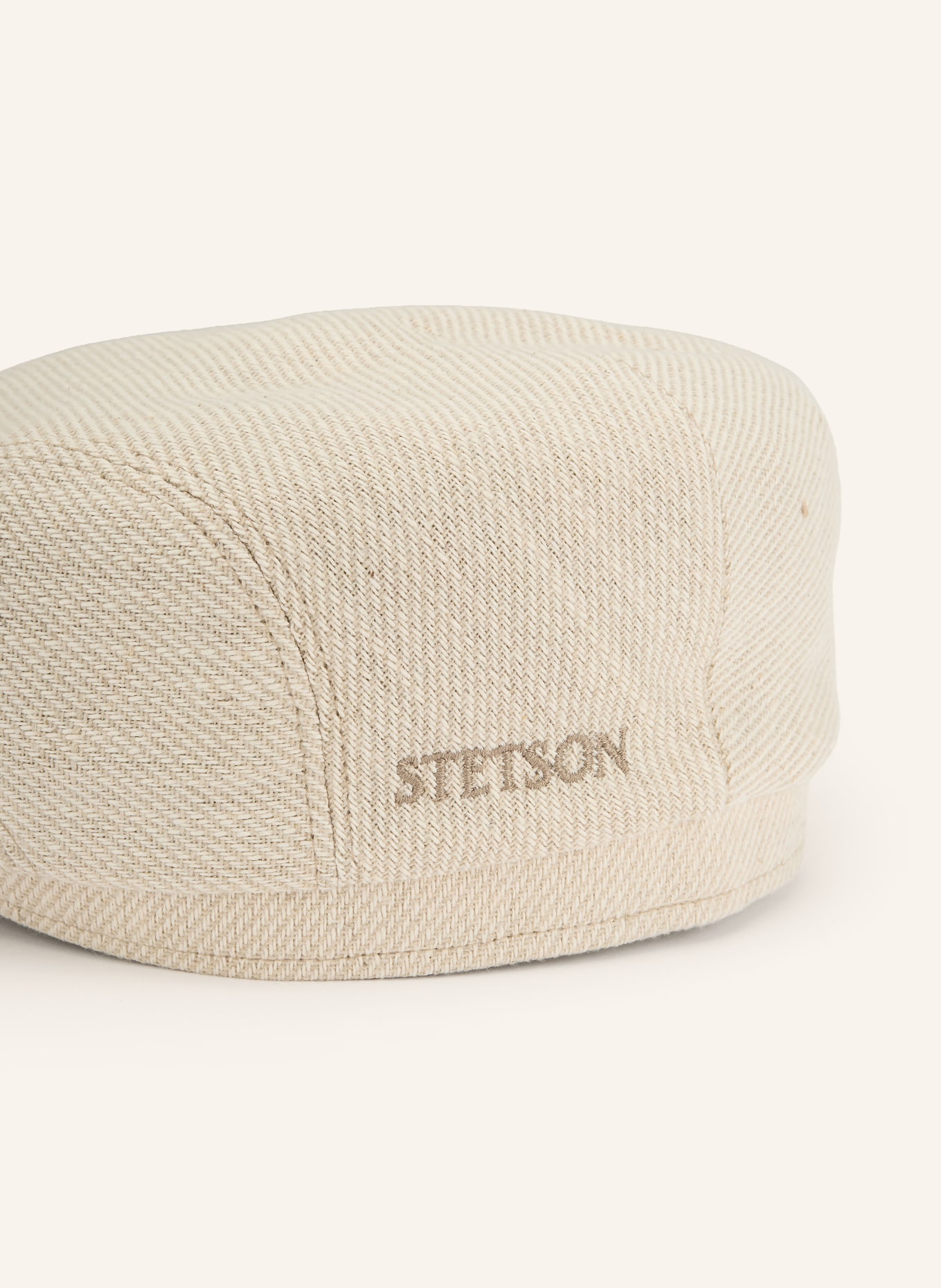 STETSON Czapka z daszkiem z lnem: BEŻOWY