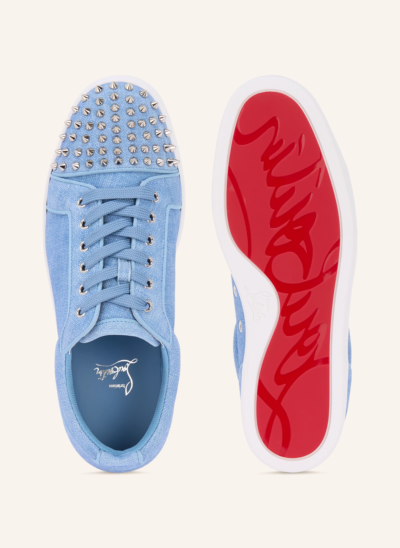 Christian Louboutin Sneaker LOUIS JUNIOR: BLAU