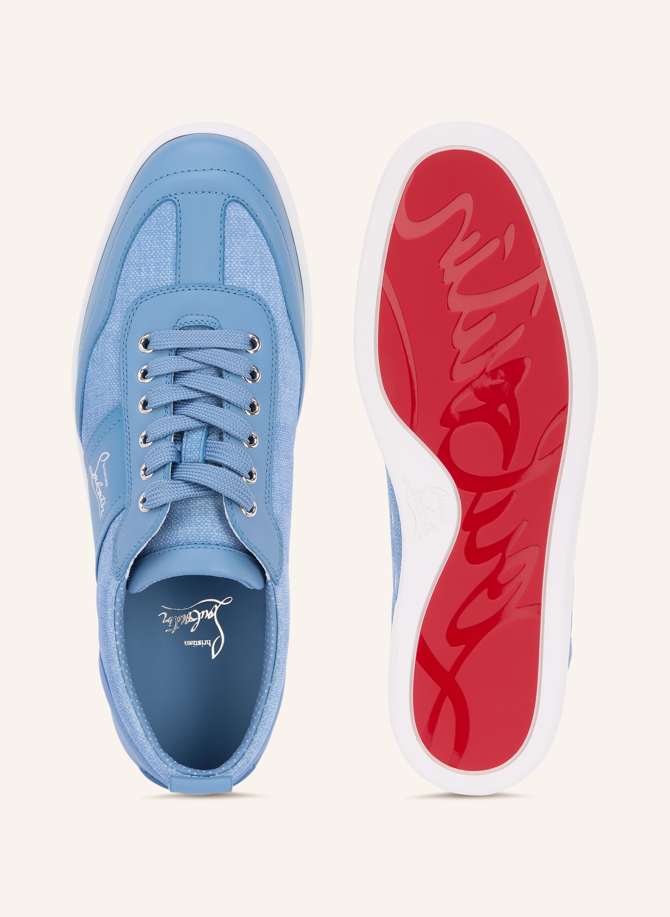 Christian Louboutin Sneaker RETERO: BLAU
