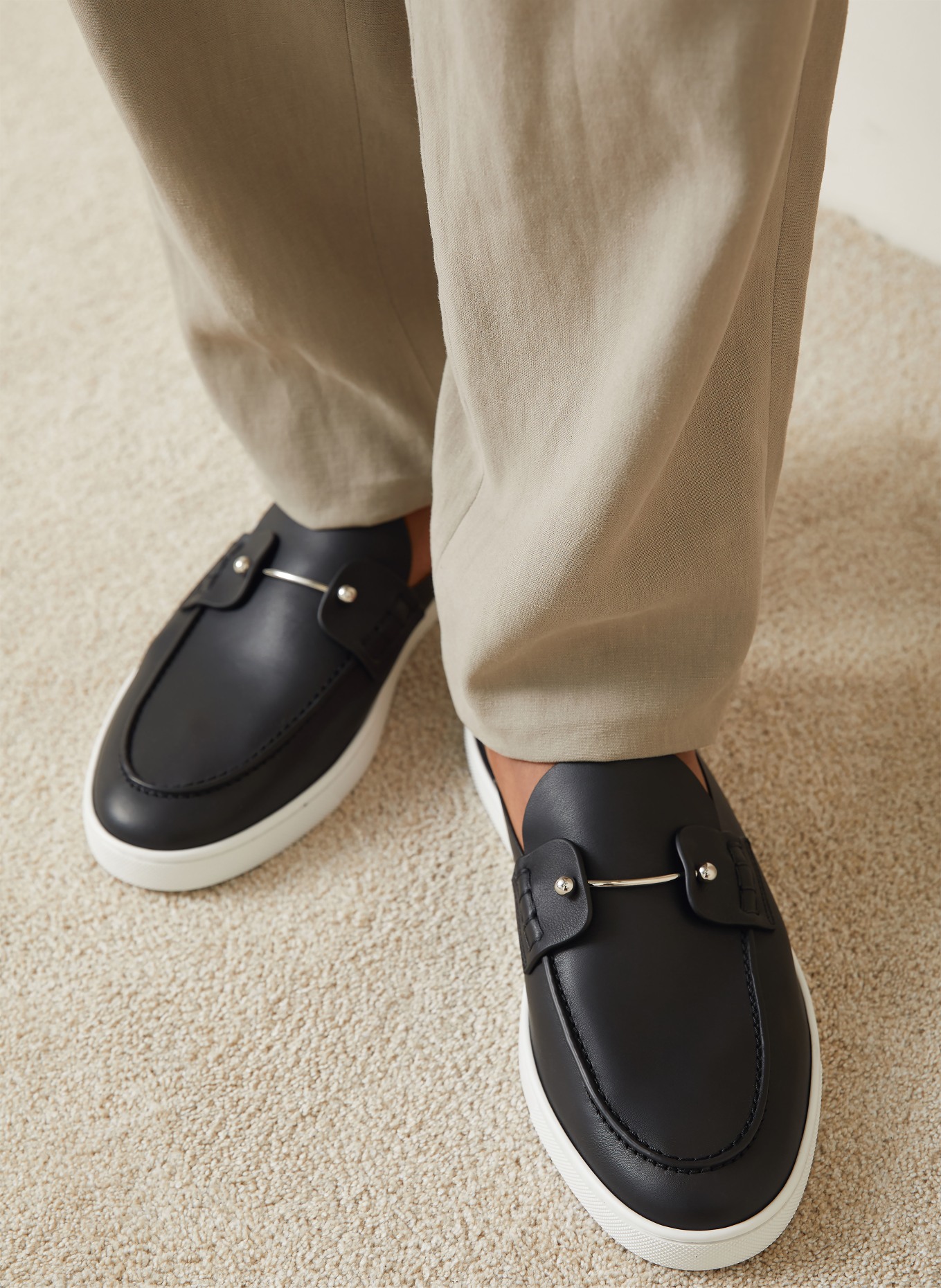 Christian Louboutin CHANME mules: BLACK