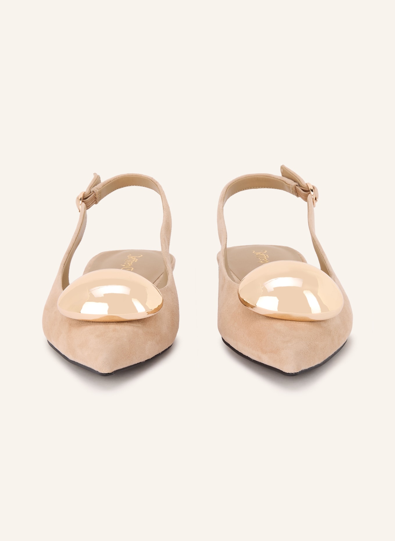 jeffrey campbell Slingballerinas TACTFUL: BEIGE / GOUD