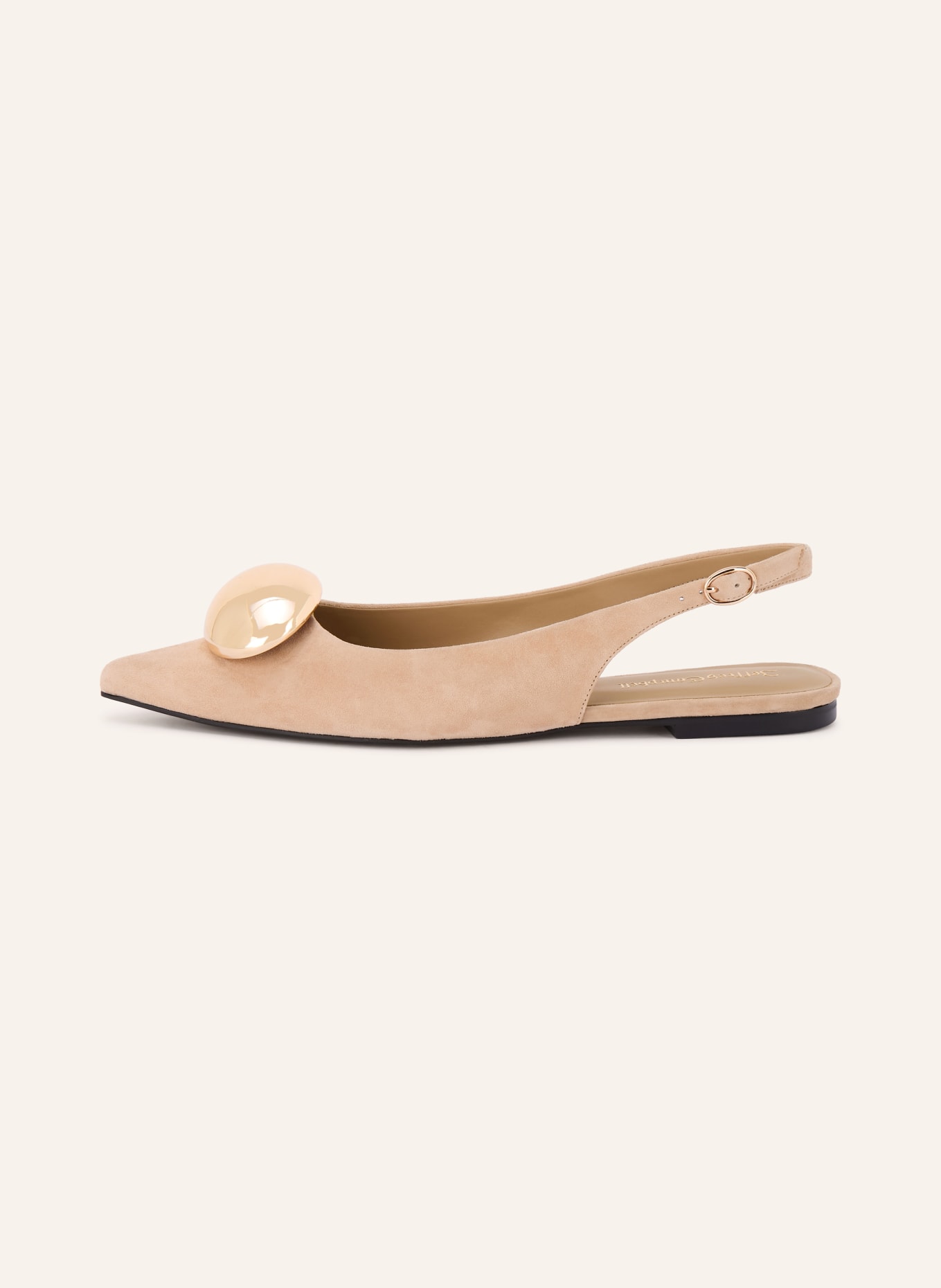 jeffrey campbell Slingballerinas TACTFUL: BEIGE / GOUD