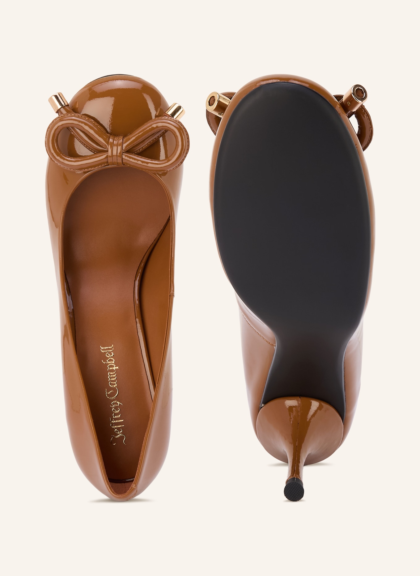 jeffrey campbell Lakpumps DOSSIER: COGNAC / GOUD