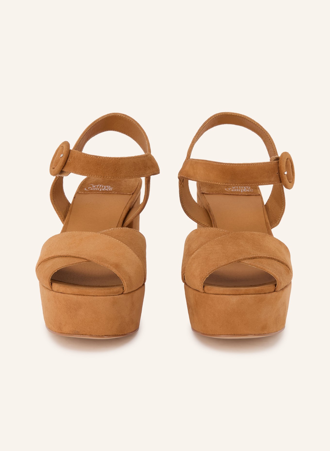 jeffrey campbell Plateausandalen DETERMINED: CAMEL