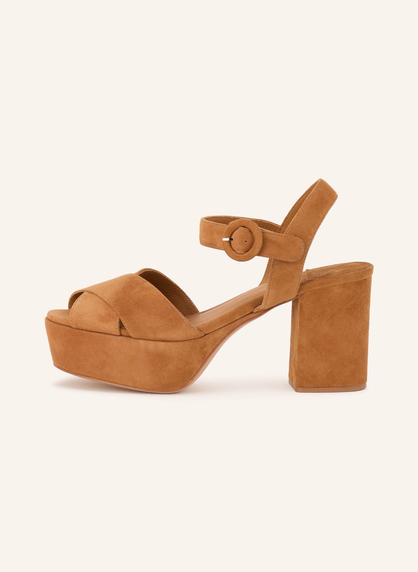 jeffrey campbell Plateausandalen DETERMINED: CAMEL