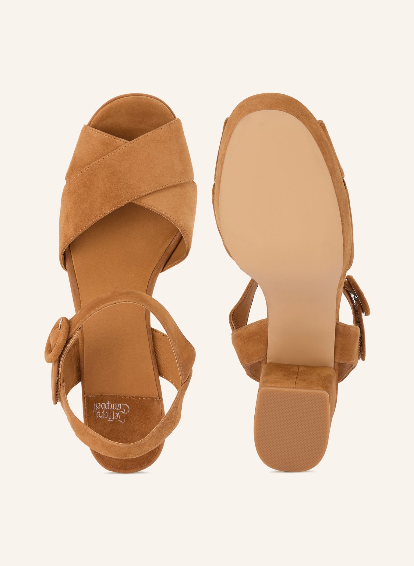 jeffrey campbell Plateausandalen DETERMINED: CAMEL