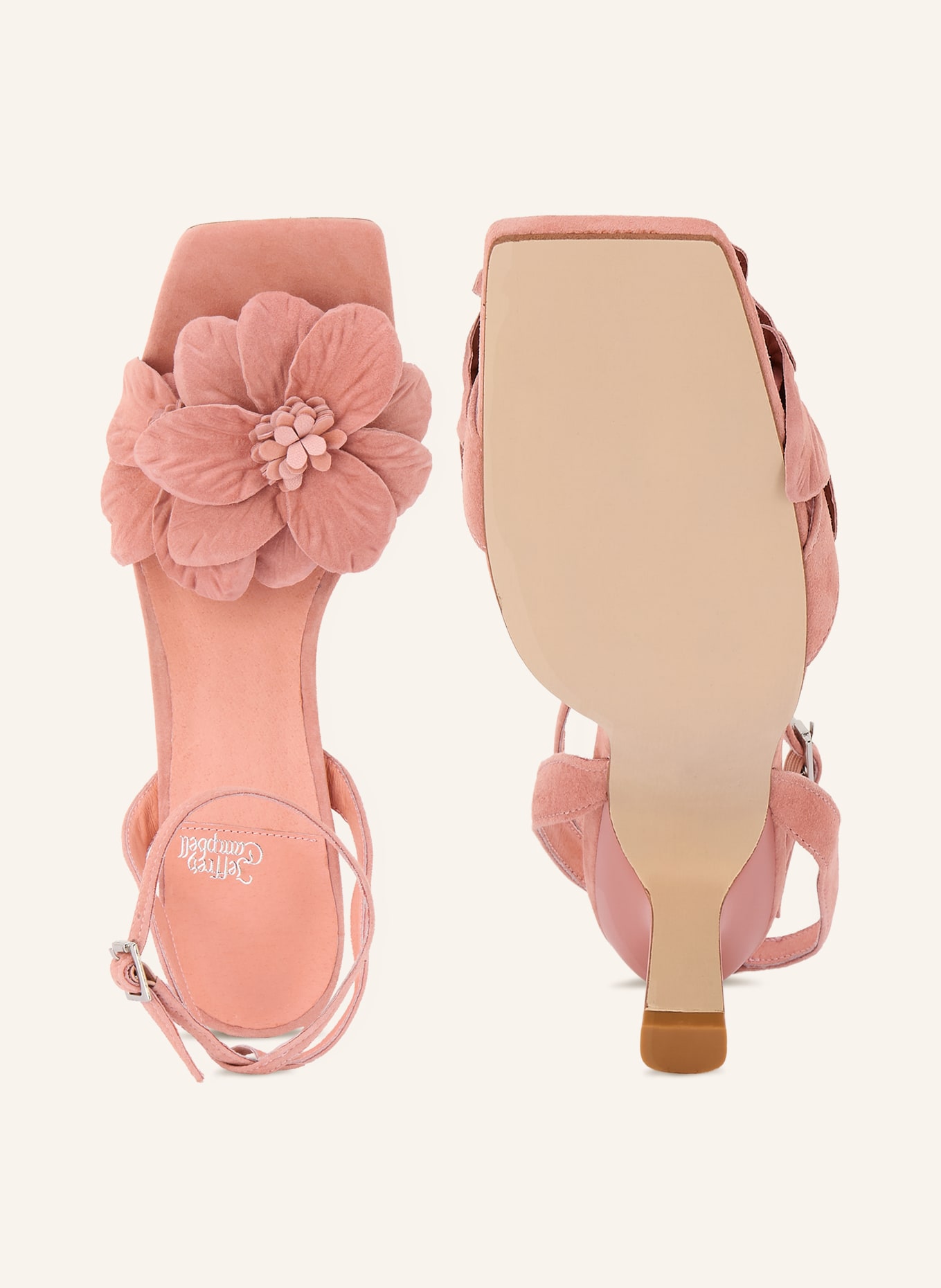 jeffrey campbell Sandaaltjes HONOLULU: ROSÉ / ZILVER